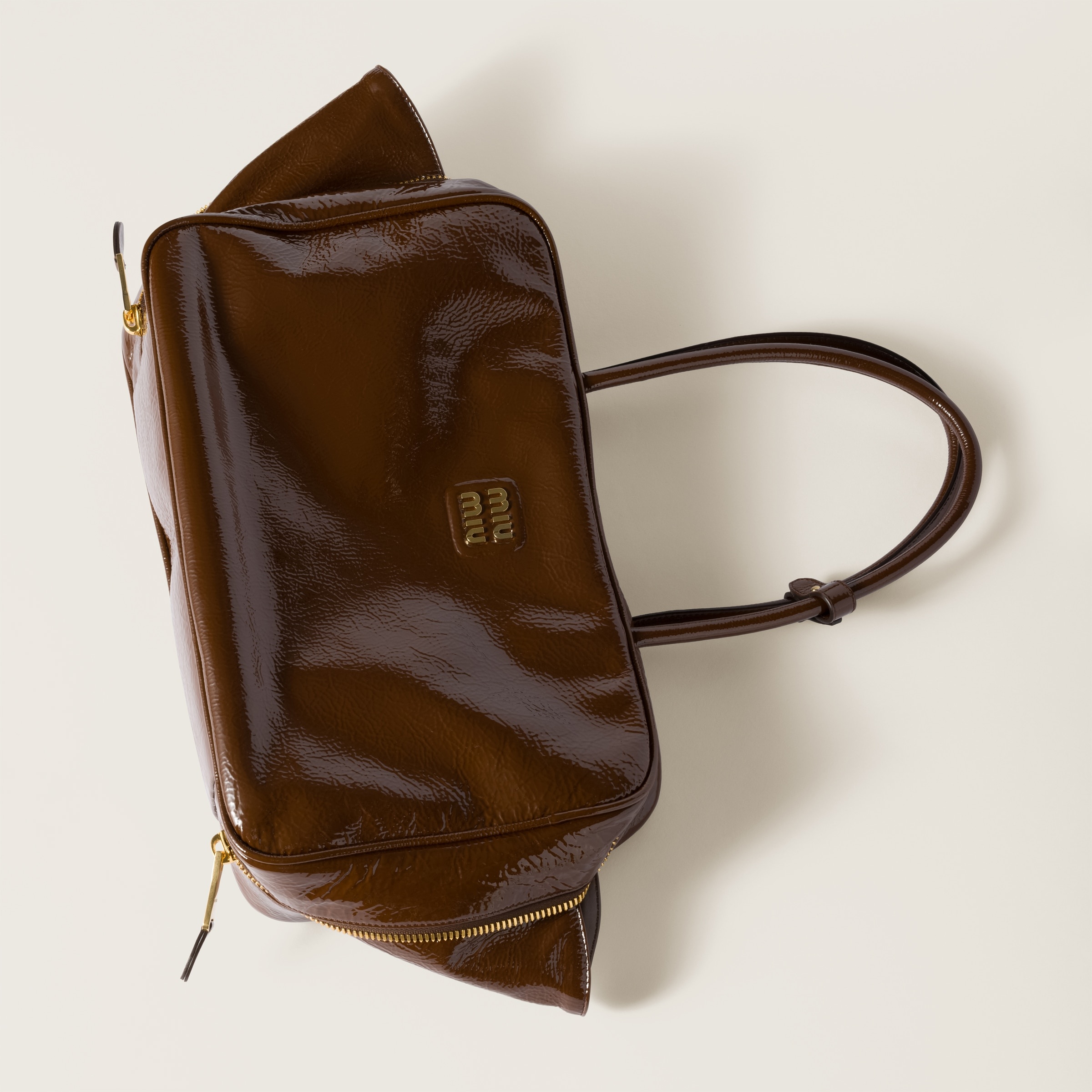 Beau naplak patent leather bag - 7