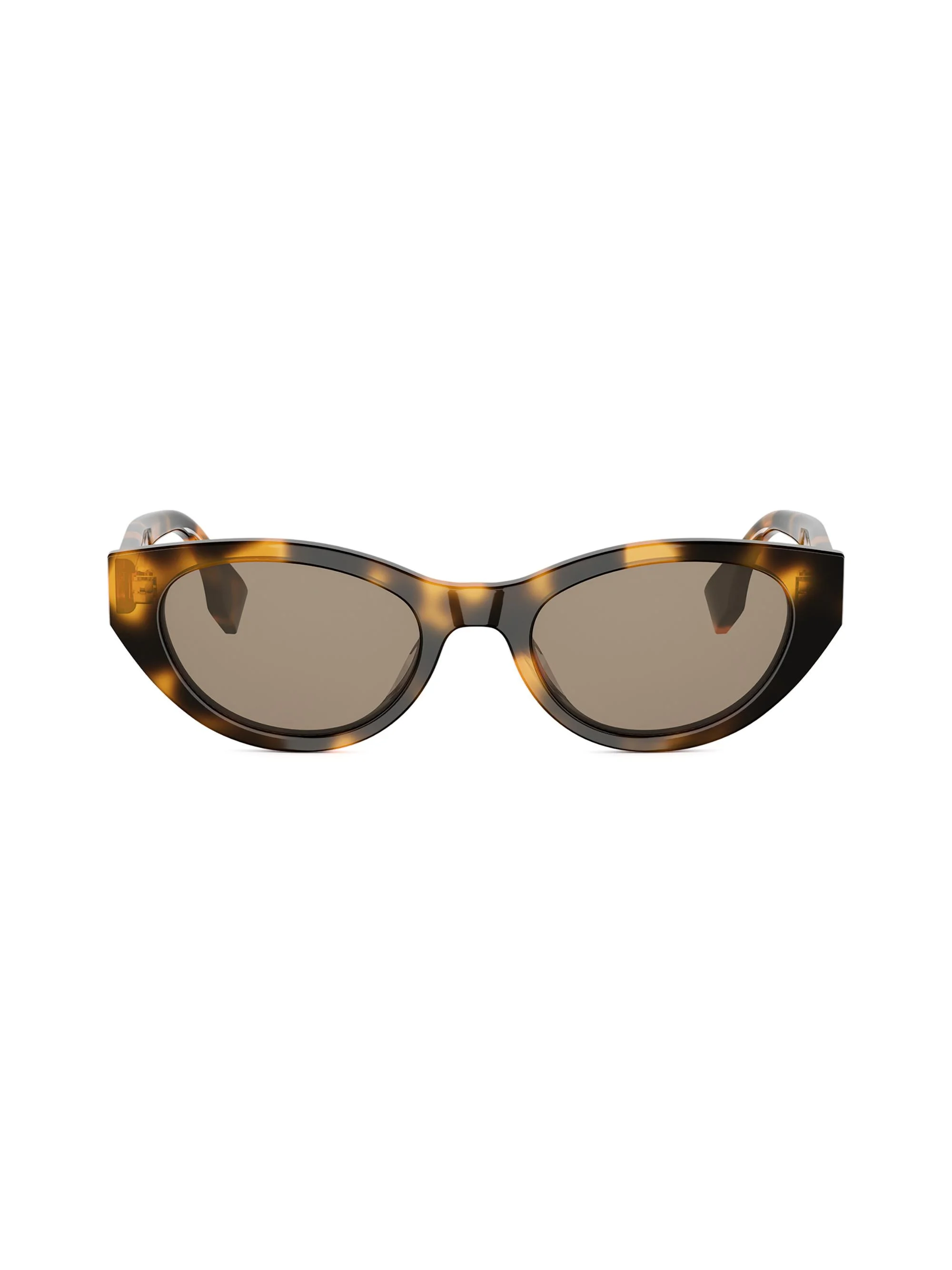 Women's Lettering 51MM Cat-Eye Sunglasses - Brown - 1