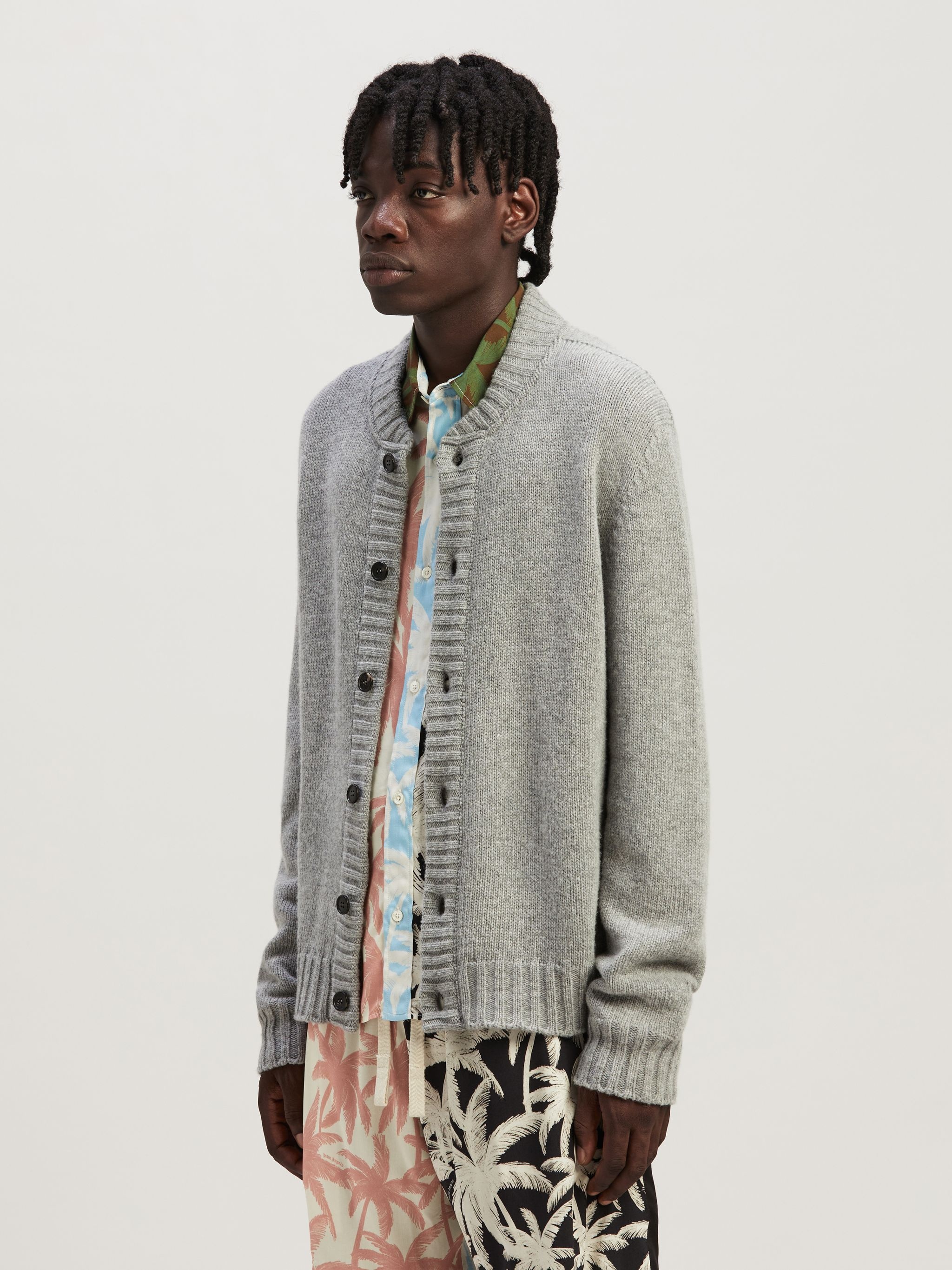 Curved Logo Cardigan - 4