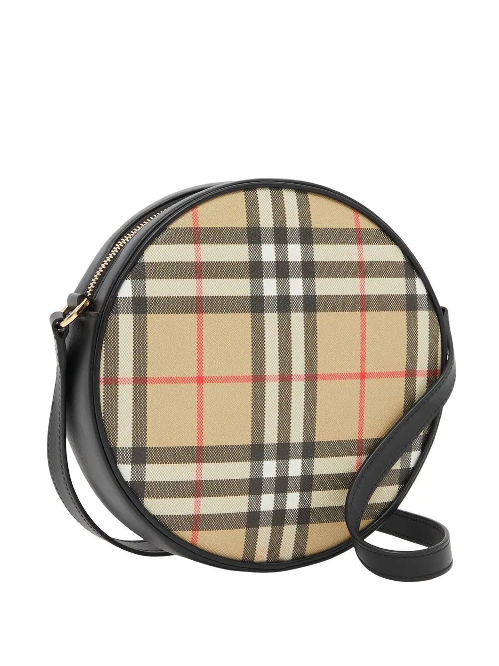 Louise Vintage Check round bag - 3