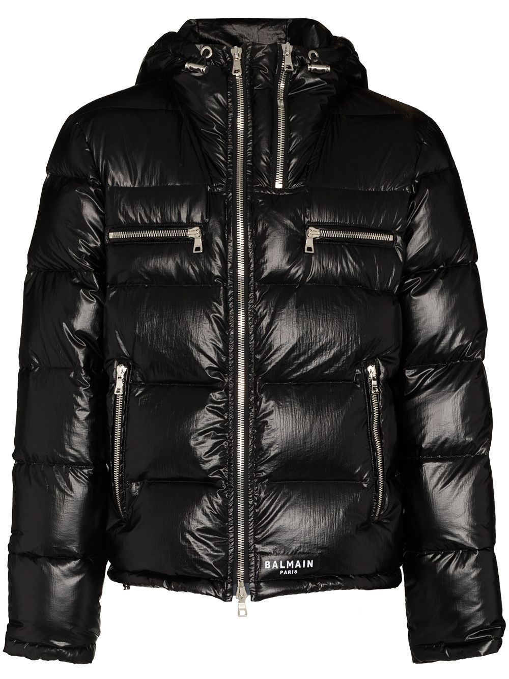 hooded padded jacket - 1