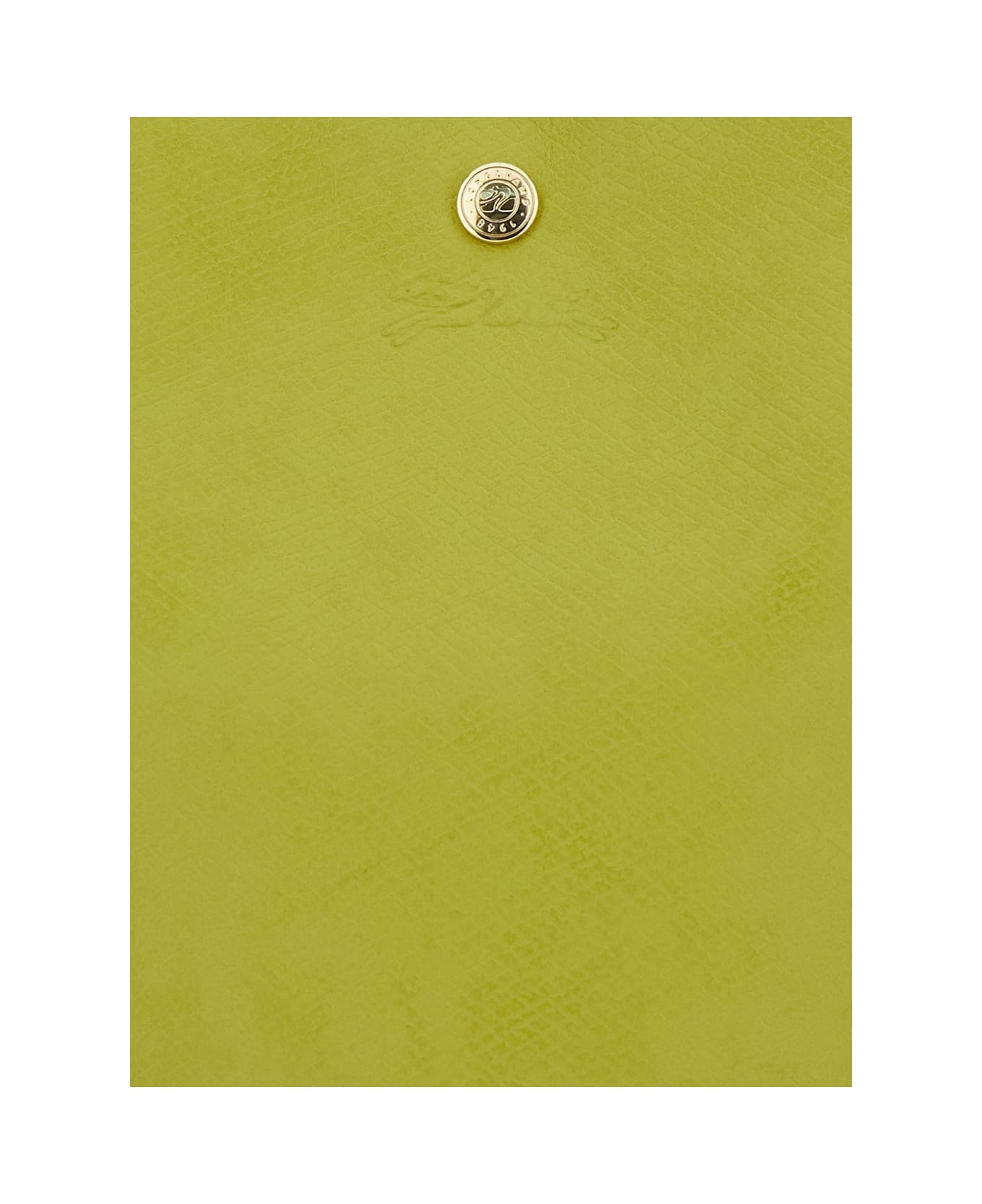 'epure' Yellow Bucket Bag With Logo Plaque On The Front And Snap Closure In Leather Woman - 3