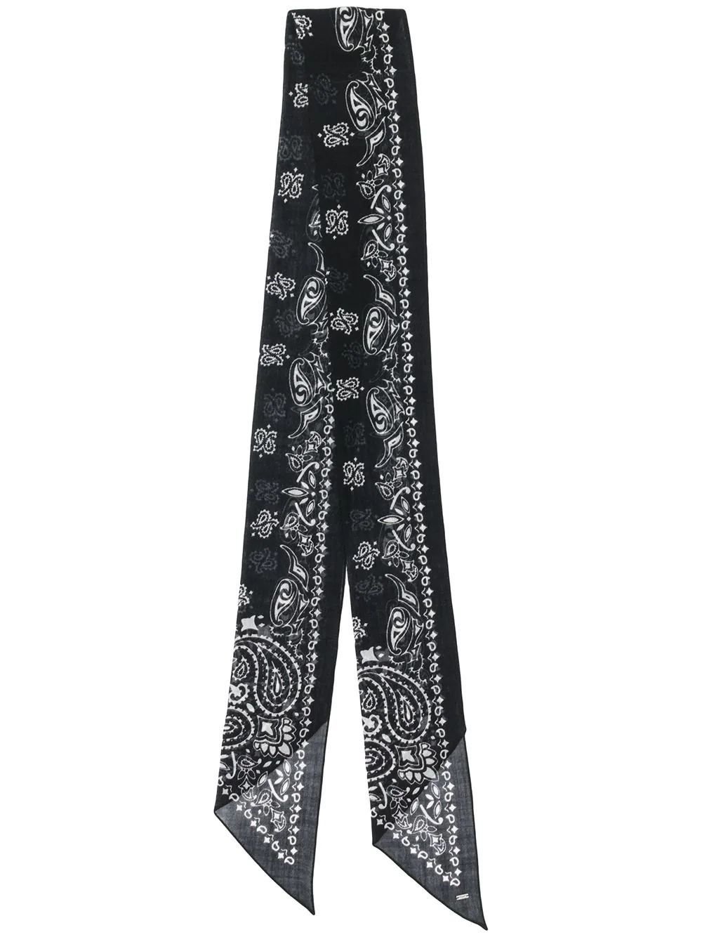 bandana print scarf - 1