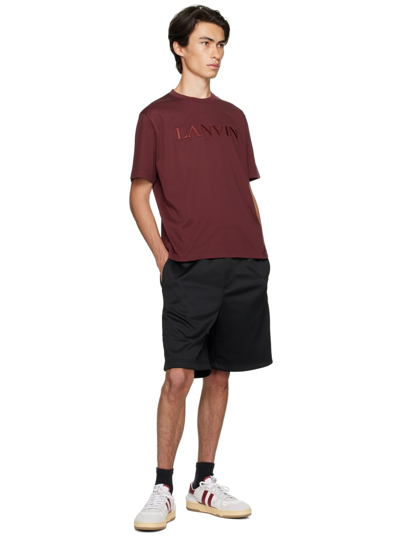 Lanvin White & Red Clay Sneakers outlook