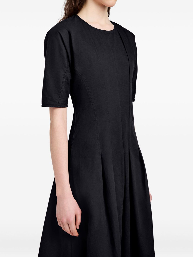 Ainsley pleated short-sleeve midi dress 5