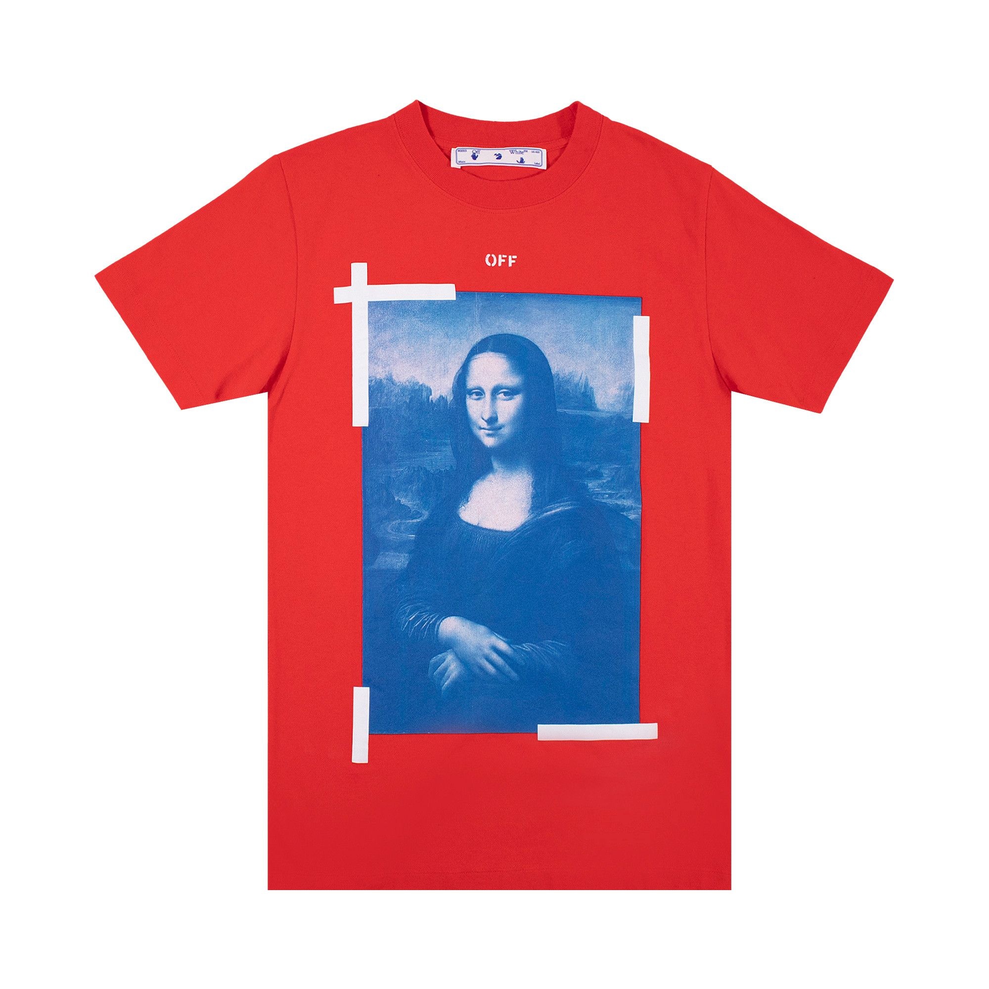 Off-White Monalisa Slim Tee 'Firey Red' - 1