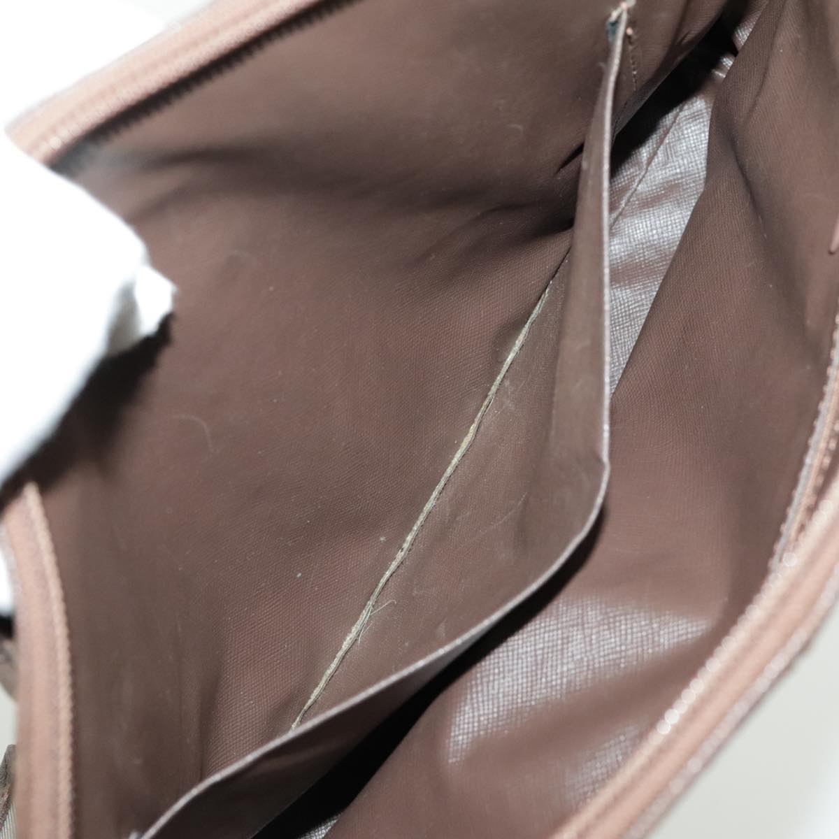 Burberry Nova Check Hand Bag Canvas Leather Brown Gold - 12