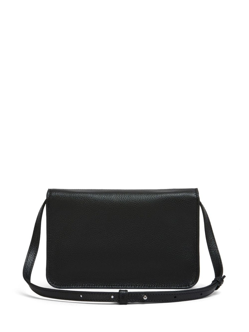 Marni logo-embroidered leather belt bag outlook