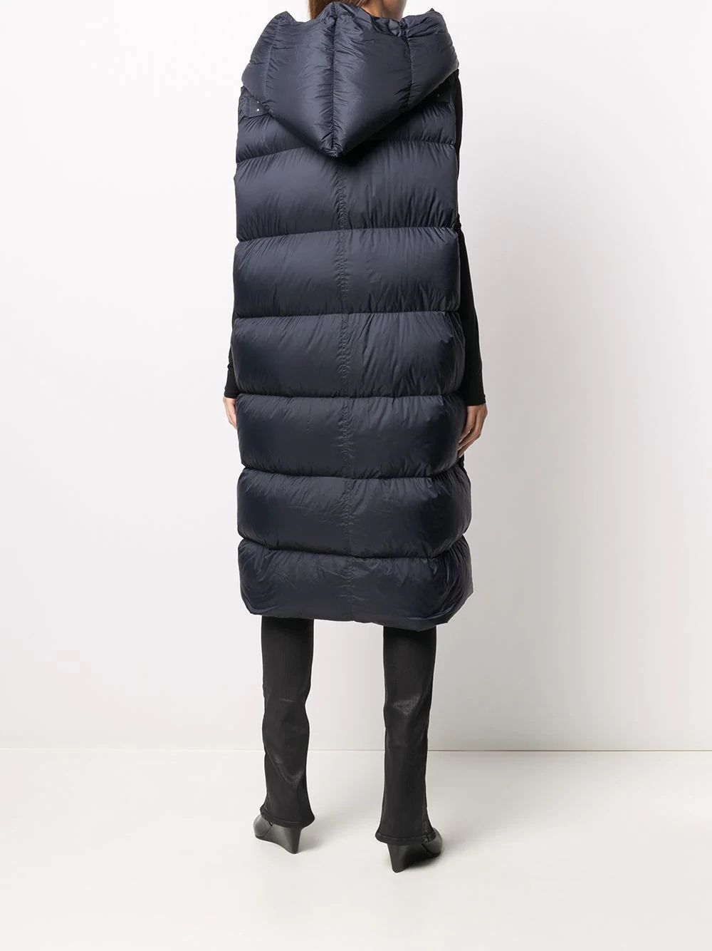 sleeveless padded coat - 4