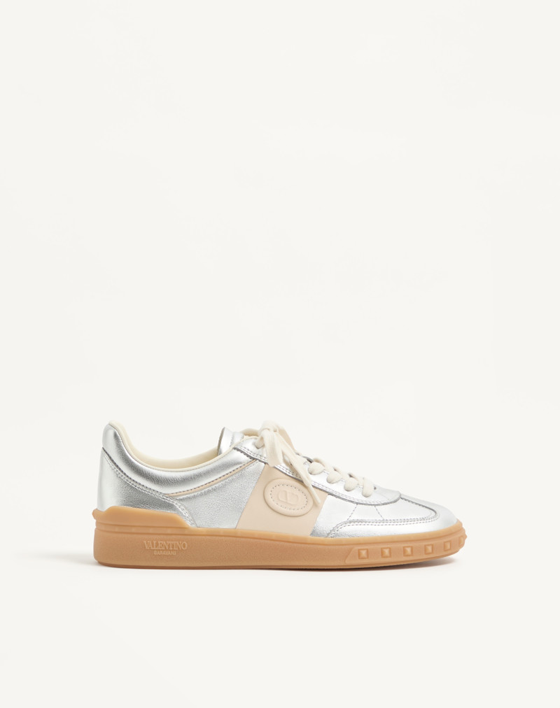 UPVILLAGE TRAINER IN LAMINATED CALFSKIN WITH NAPPA CALFSKIN LEATHER BAND 1