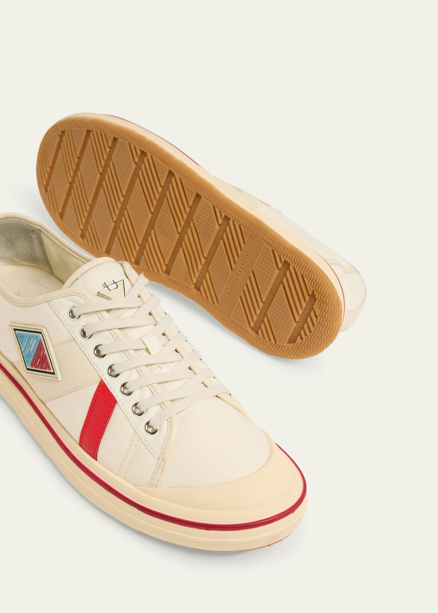 Men's Eliot Canvas Low-Top Sneakers - 6