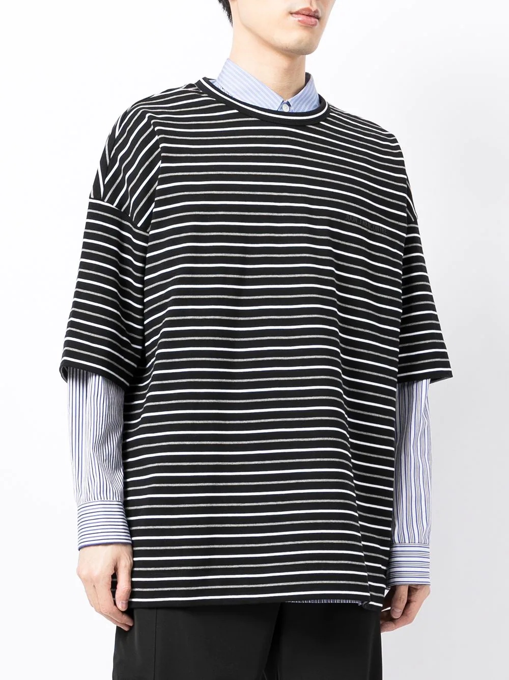 horizontal-stripe T-shirt - 3