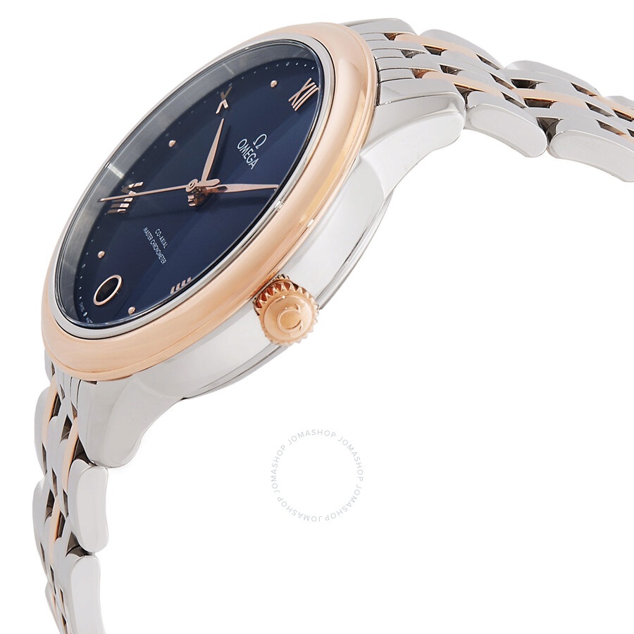 Omega De Ville Automatic Chronometer Blue Dial Ladies Watch 434.20.34.20.03.001 - 2