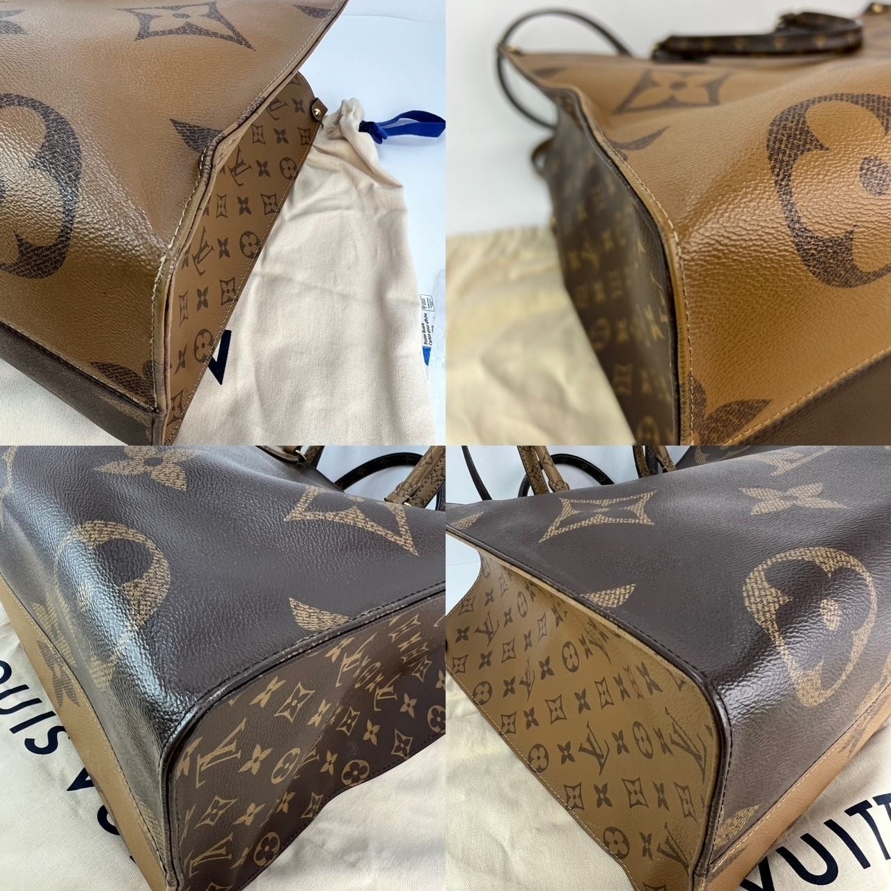 Louis Vuitton ONTHEGO GM Reverse Giant Monogram Tote - 5