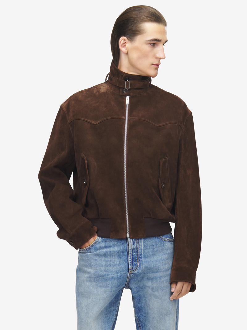 Alexander McQueen Suede Blouson outlook
