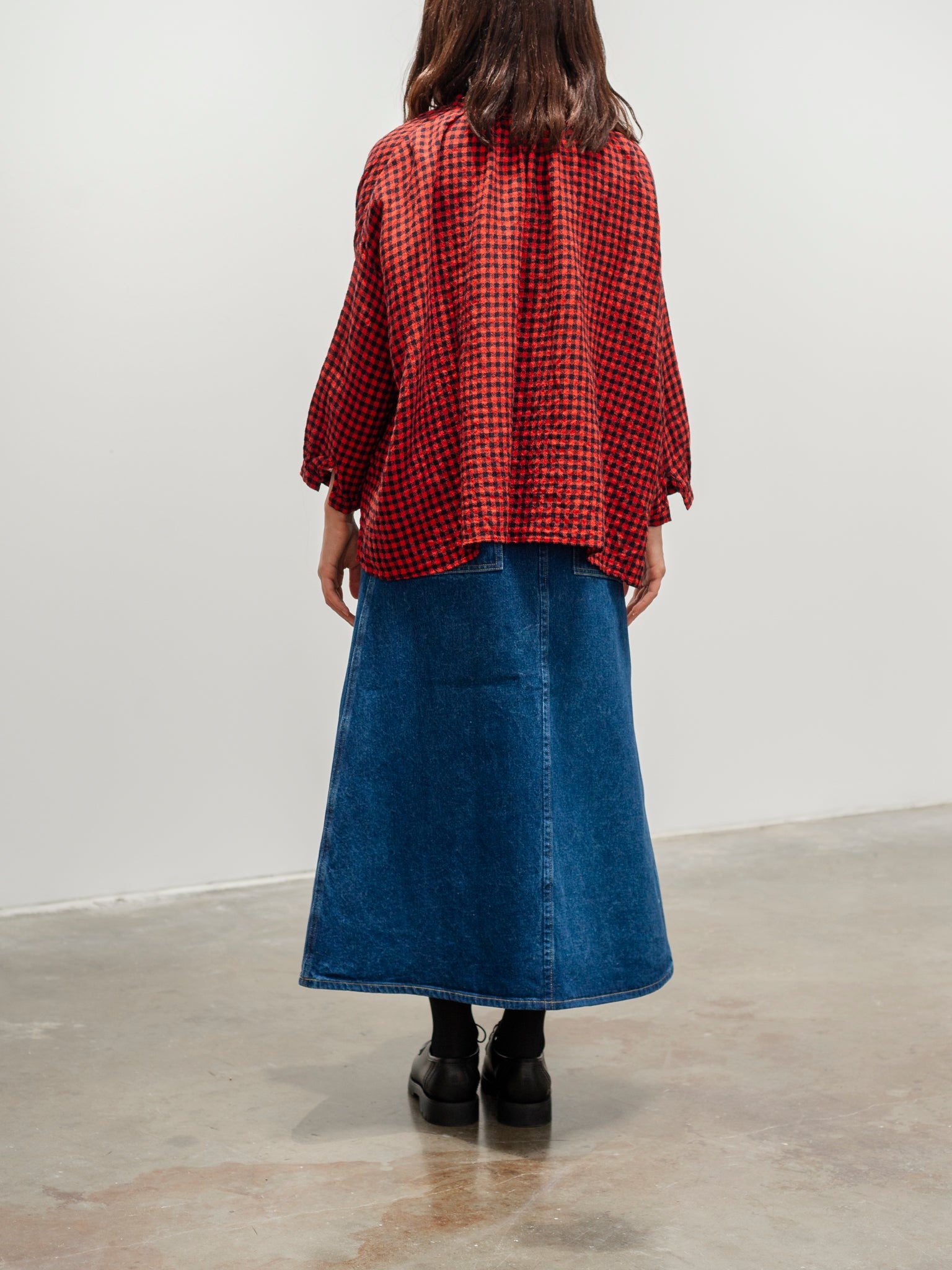 Baringo A-Line Denim Skirt - Indigo - 5