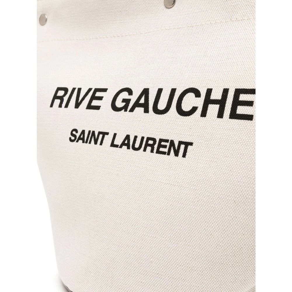 Saint Laurent Neutrals Tote Bags Women - 4