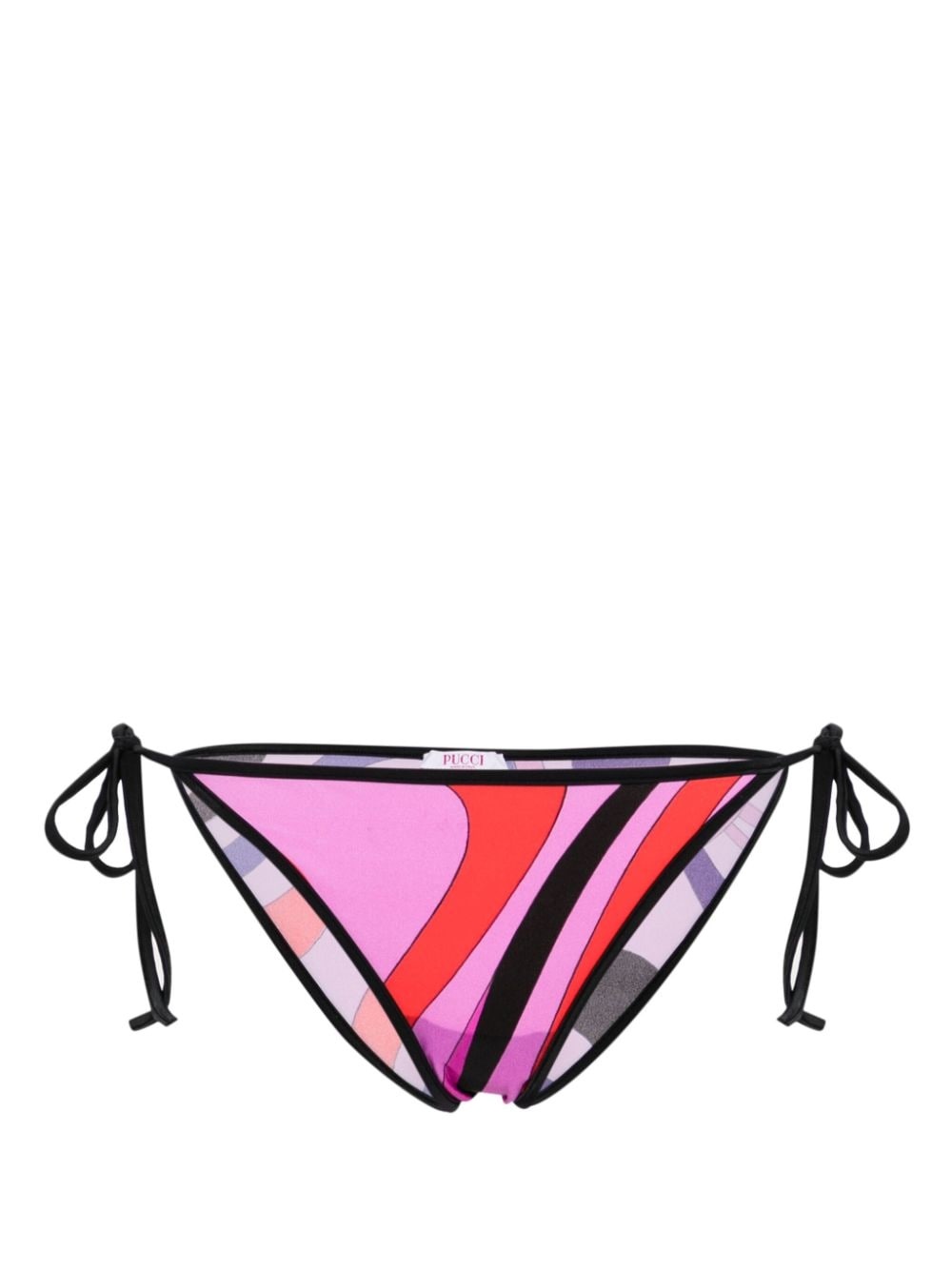 Marmo-print bikini bottoms - 1