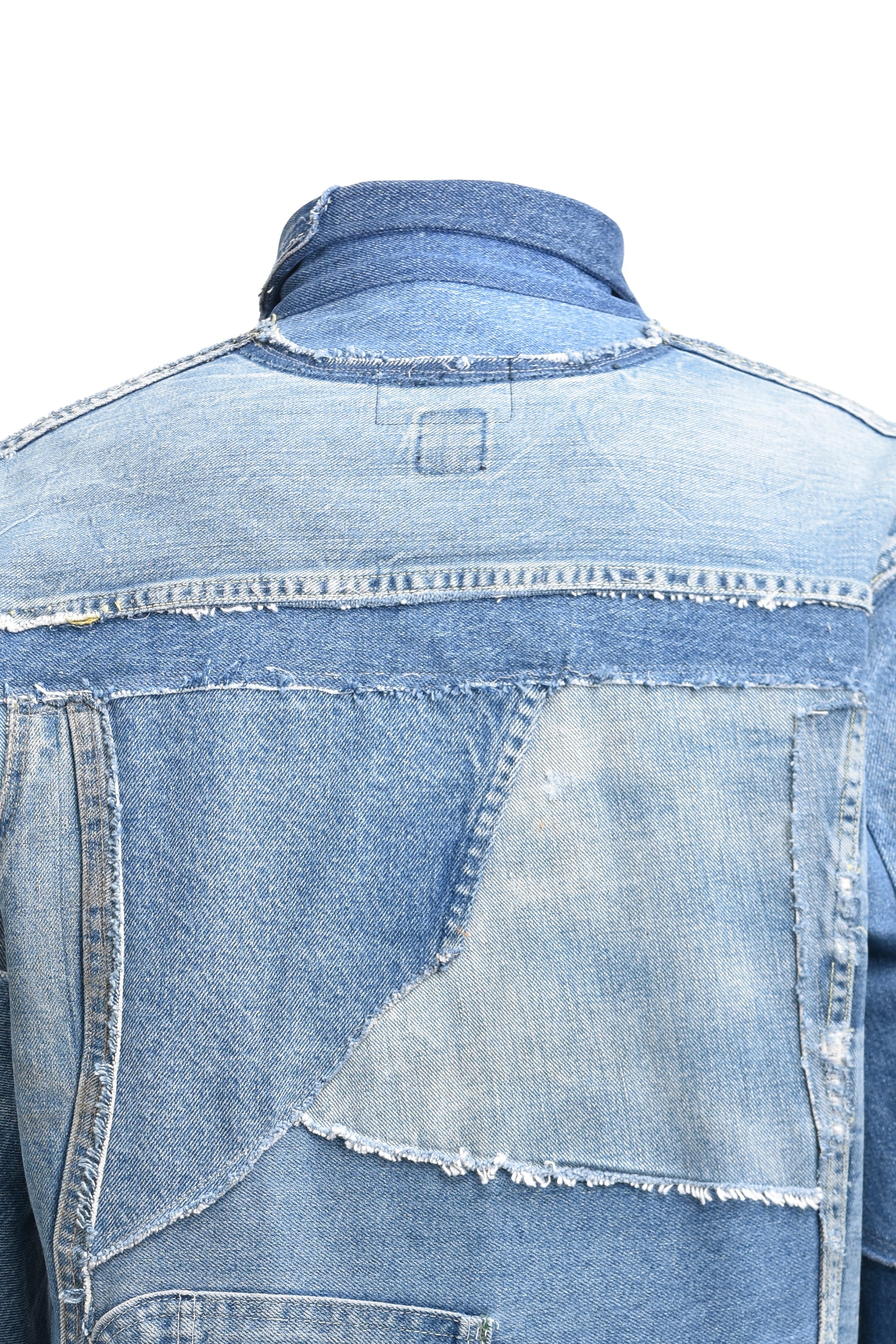 MIXED DENIM TRUCKER / DENIM BLU - 5