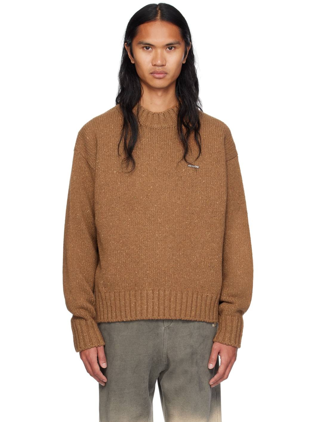 Brown Chunky Sweater - 1