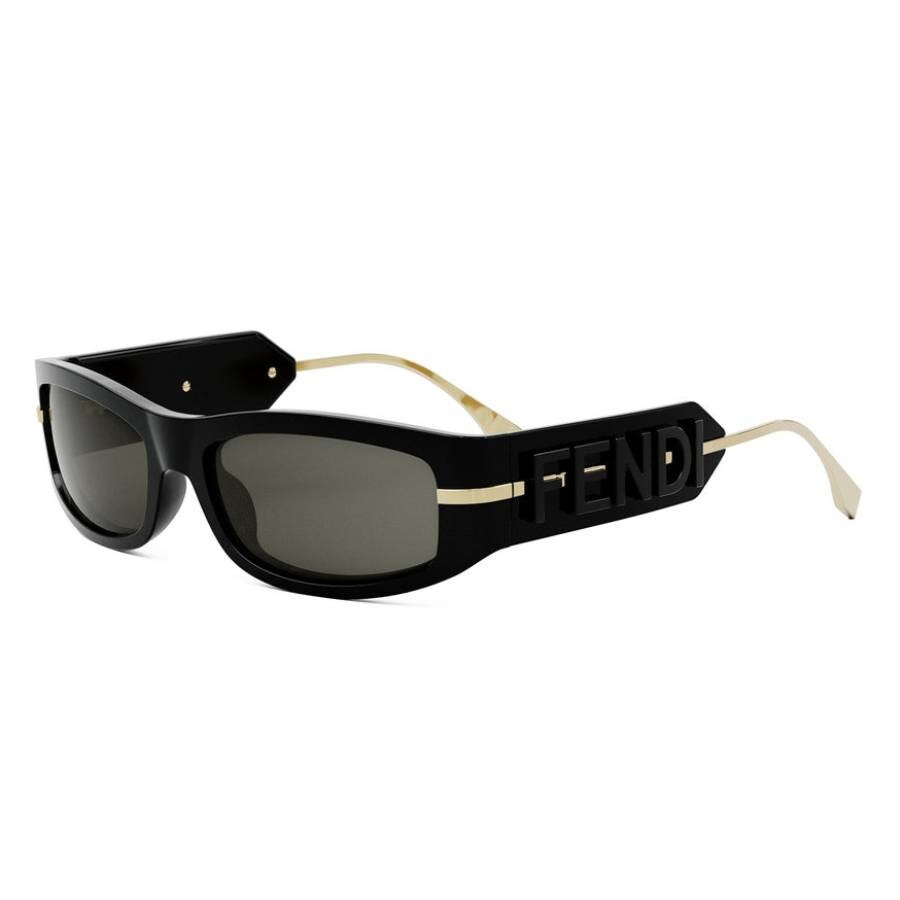 Fendi Smoke Wrap Ladies Sunglasses FE40120I 01A 57 - 2