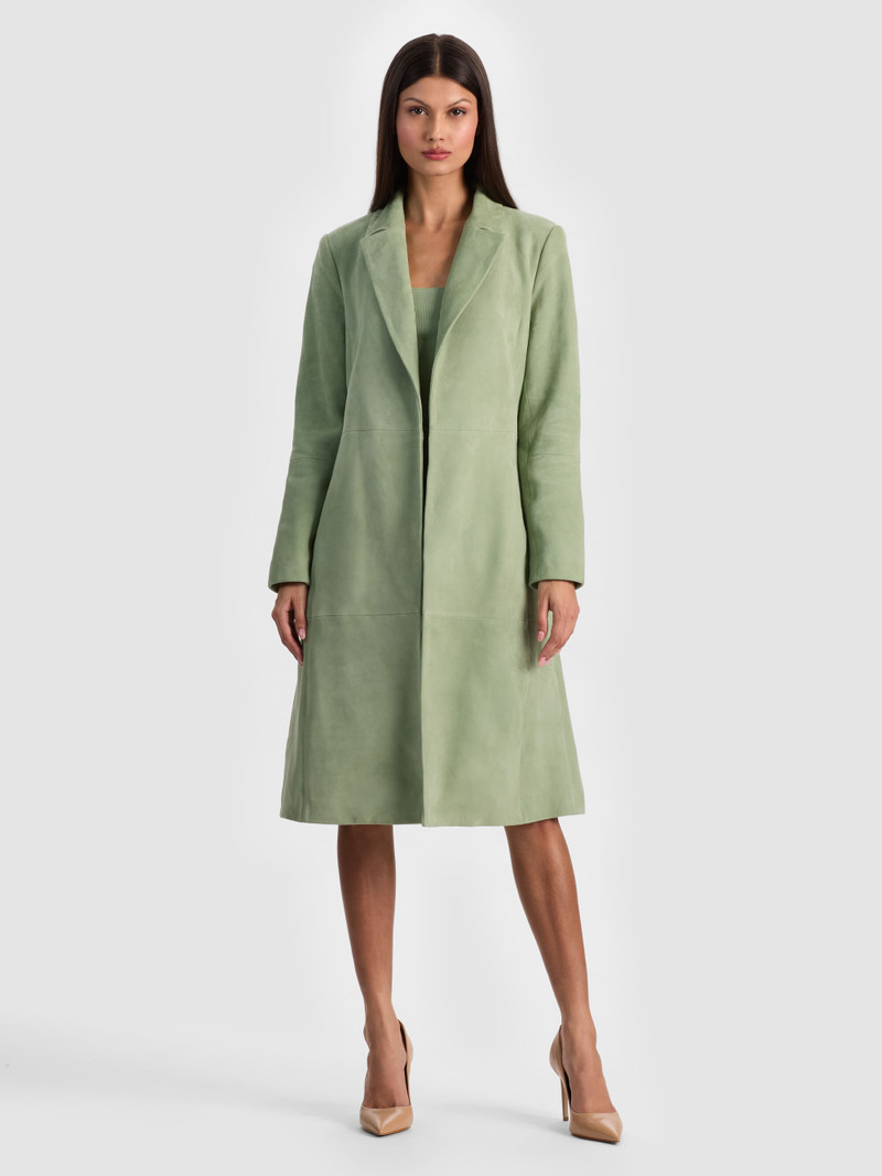 KARLEY SUEDE WRAP COAT 2