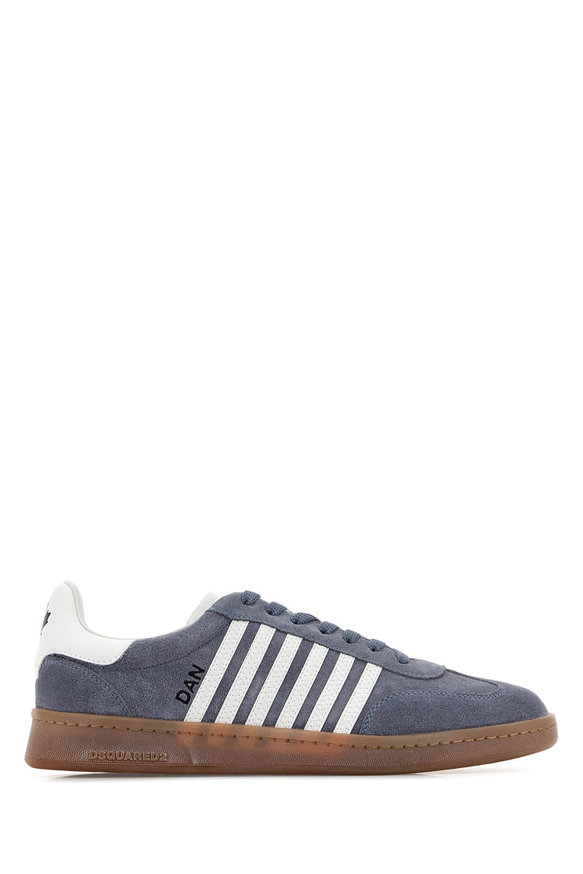 スニーカー Dsquared Powder Blue Suede Boxer Sneakers DSQUARED2 Powder blue suede Boxer sneakers | wananluxury