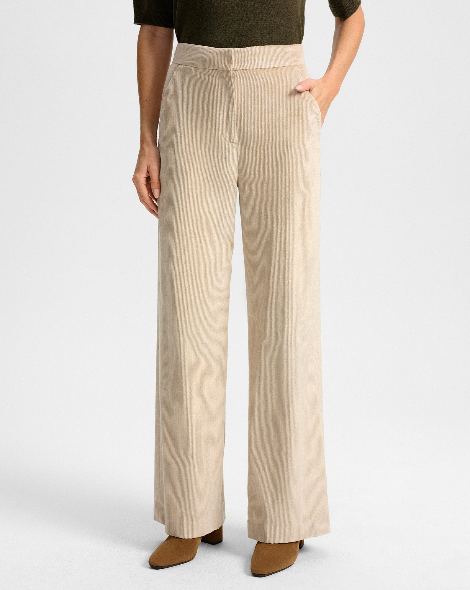 GRIGORE CORDUROY WIDE-LEG PANT - 3
