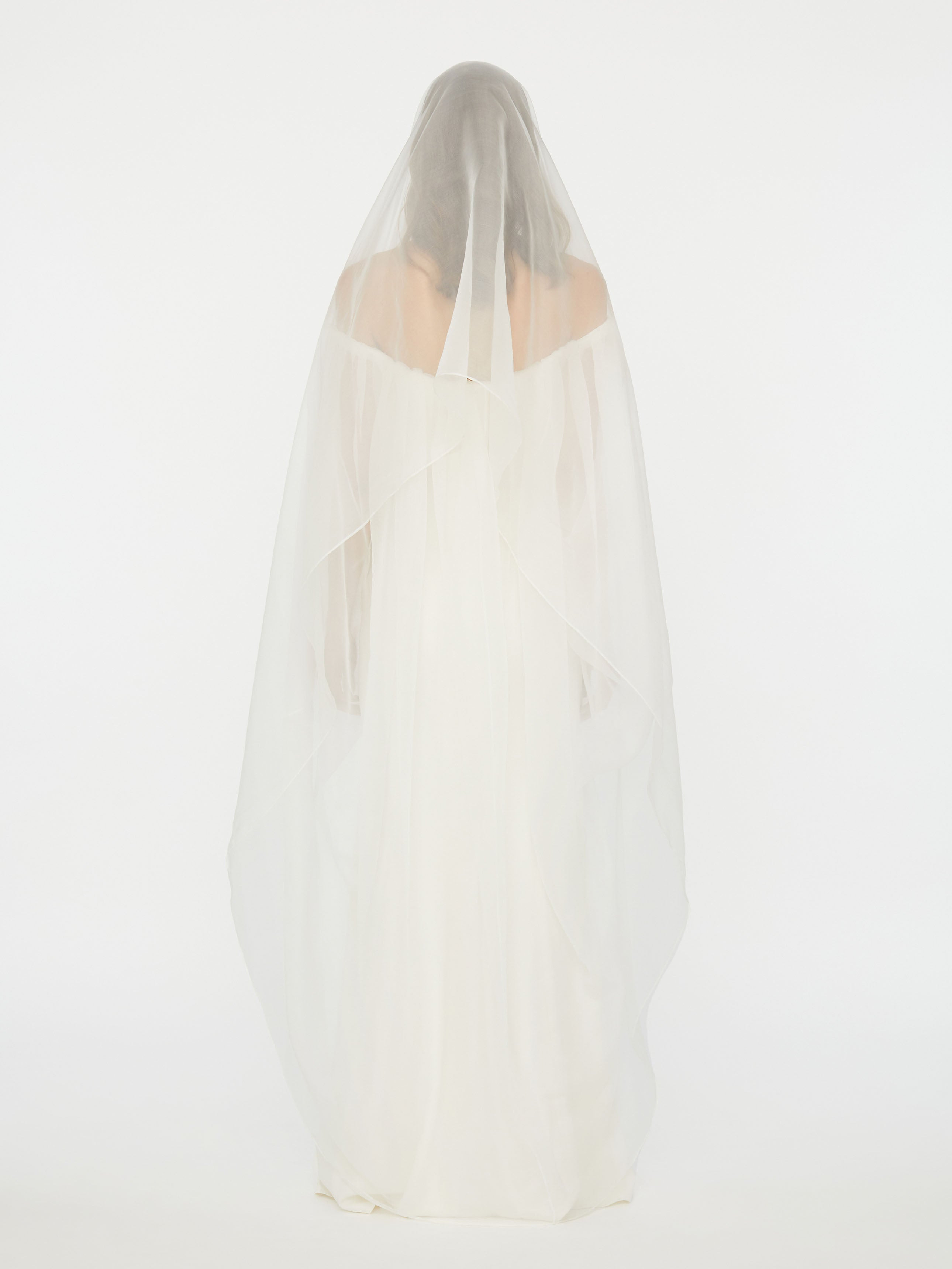 Vapour Overlay Silk Gown - 9