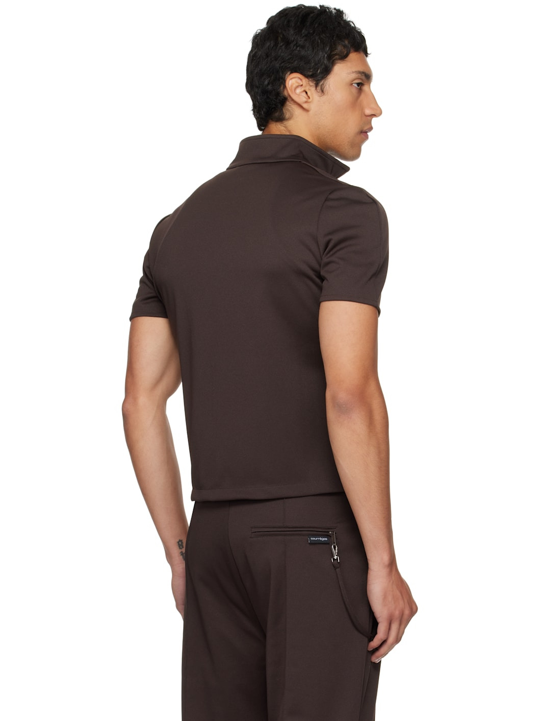 Brown Interlock Tracksuit Top - 3