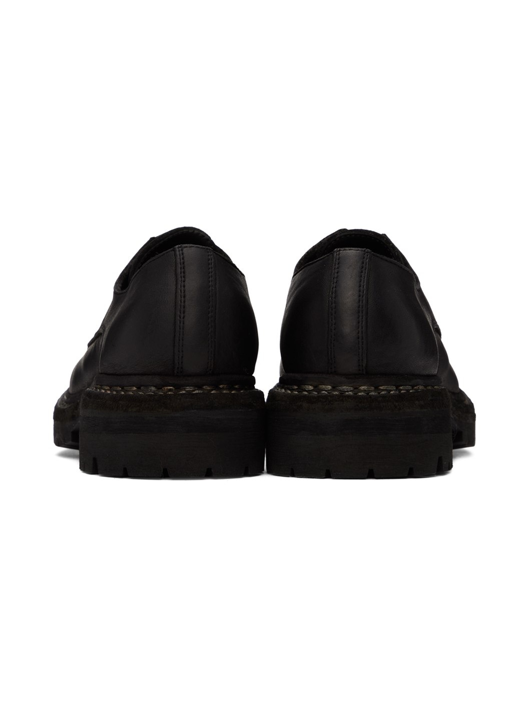 Black GR02V Derbys - 2
