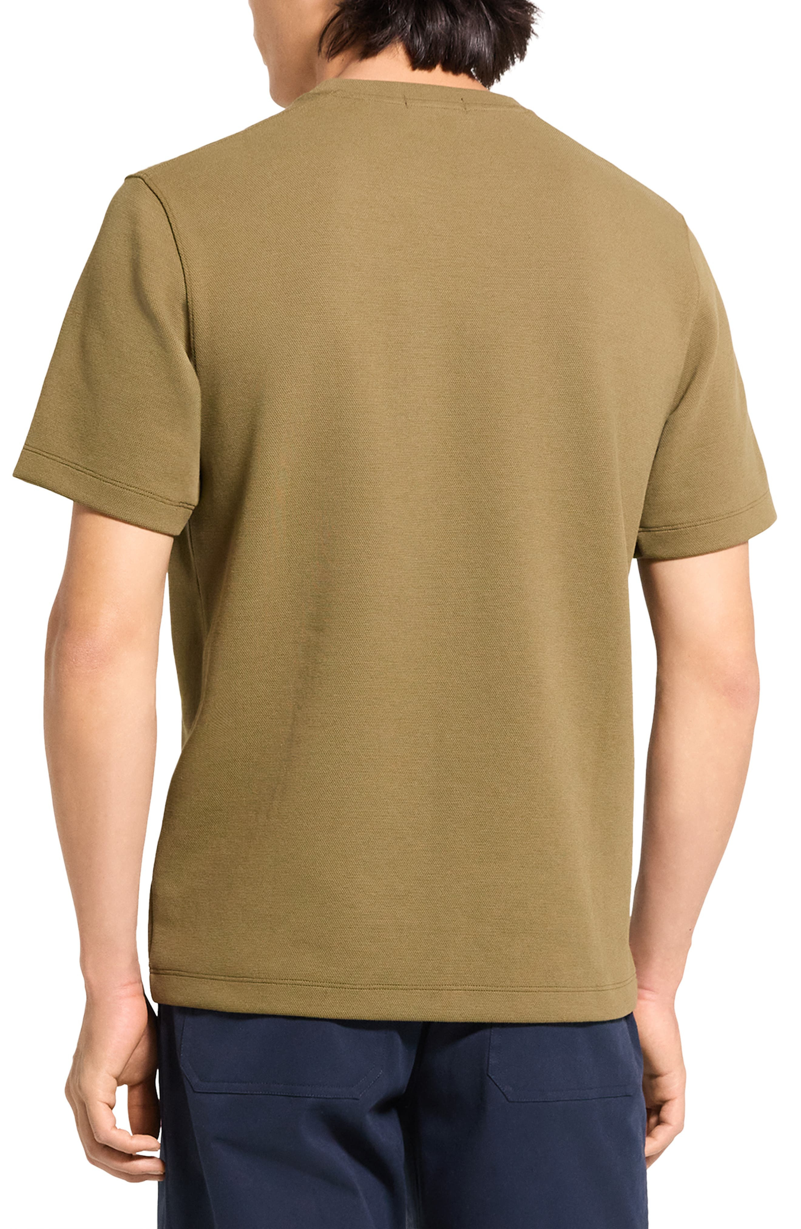 Theory Delroy Double Piqué Crewneck T-Shirt in Duffle at Nordstrom - 2