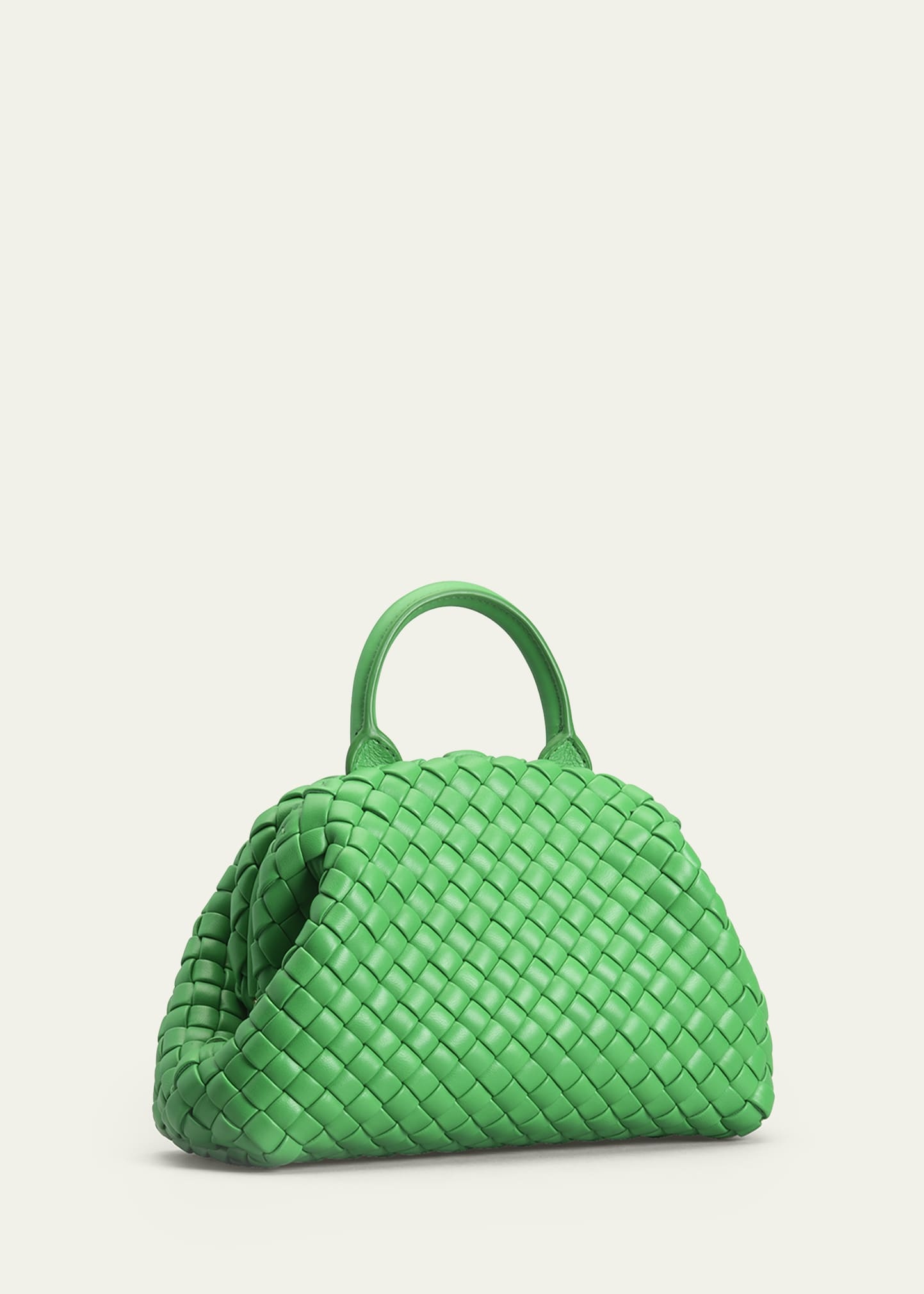 Mini Intrecciato Napa Top-Handle Bag - 3