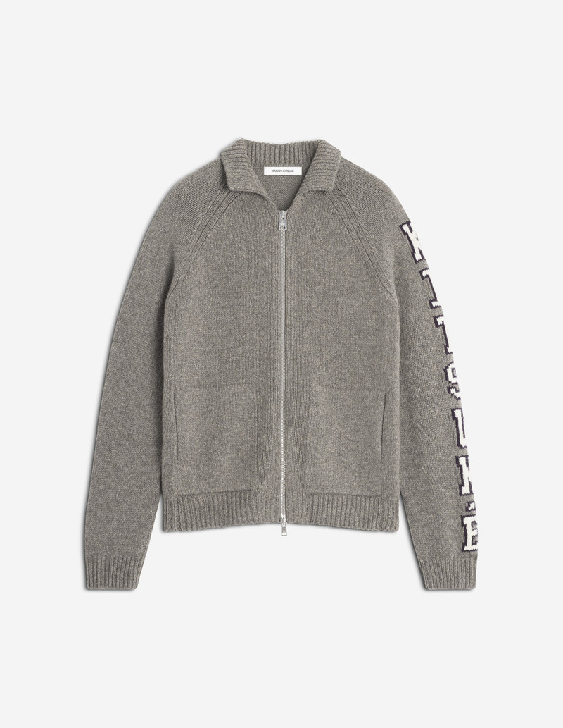 COLLEGE KNITTED WOOL JACKET 1