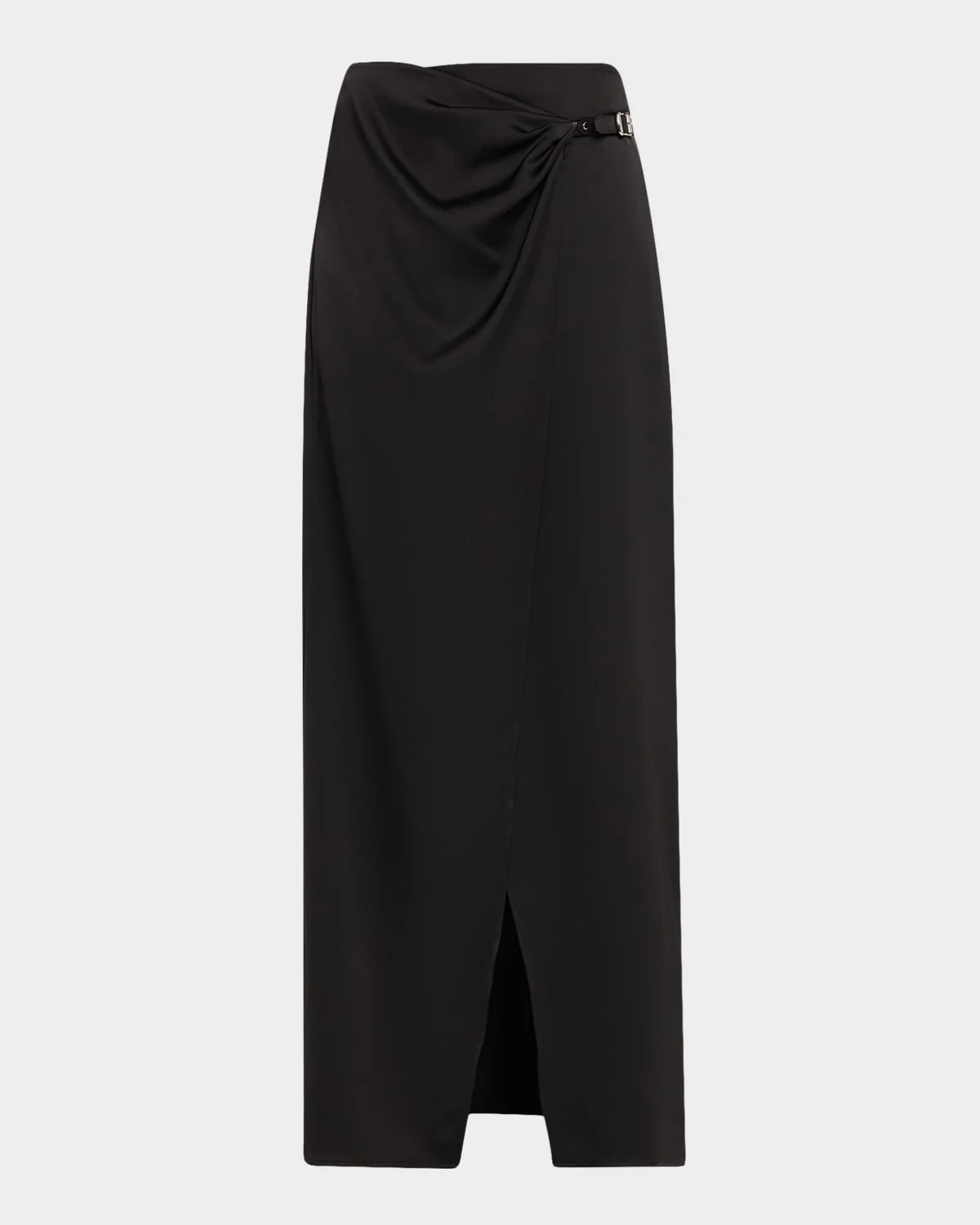 Emmarie Satin Buckle Maxi Skirt - 1