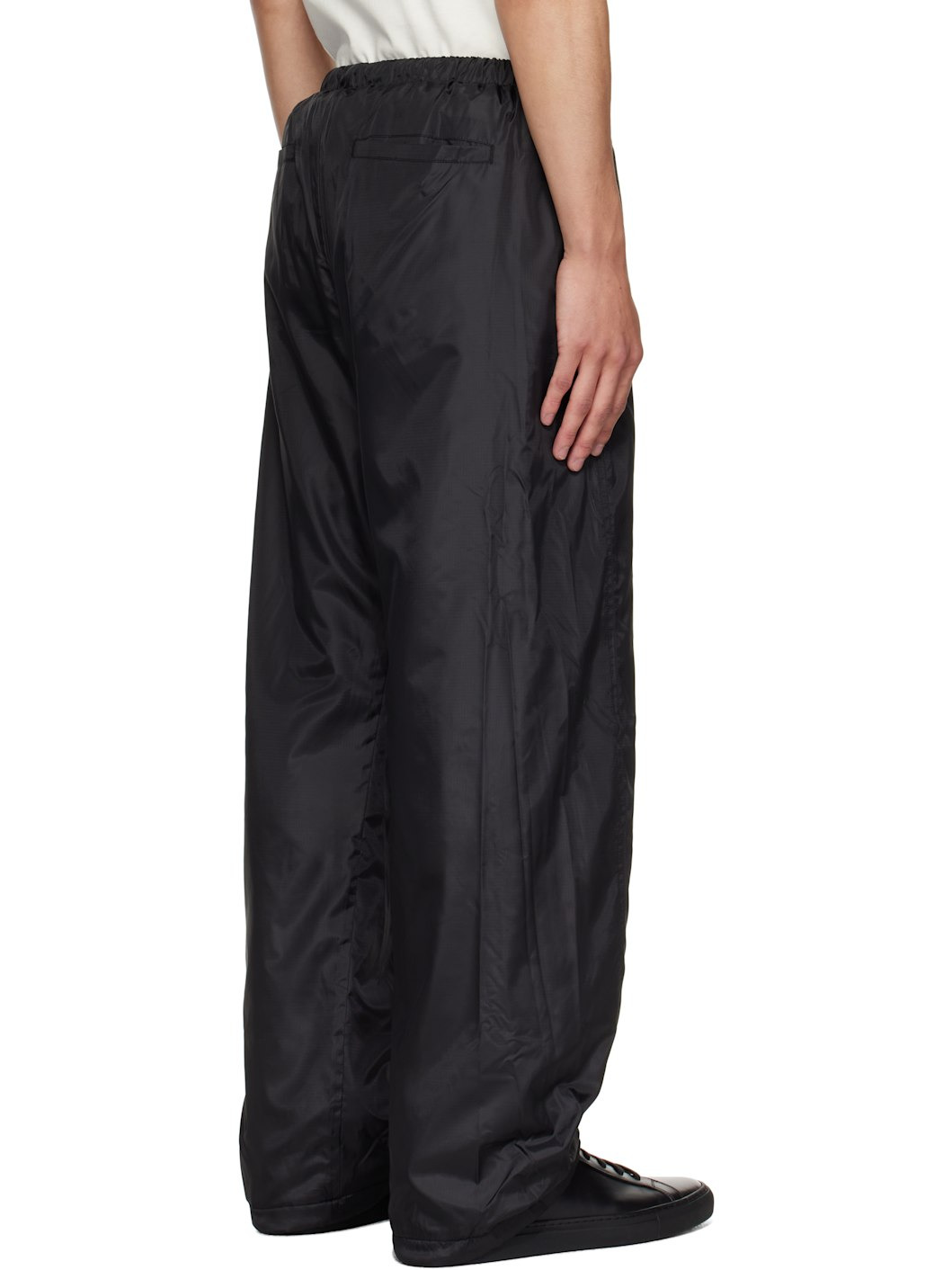 Black Curved Trousers - 3