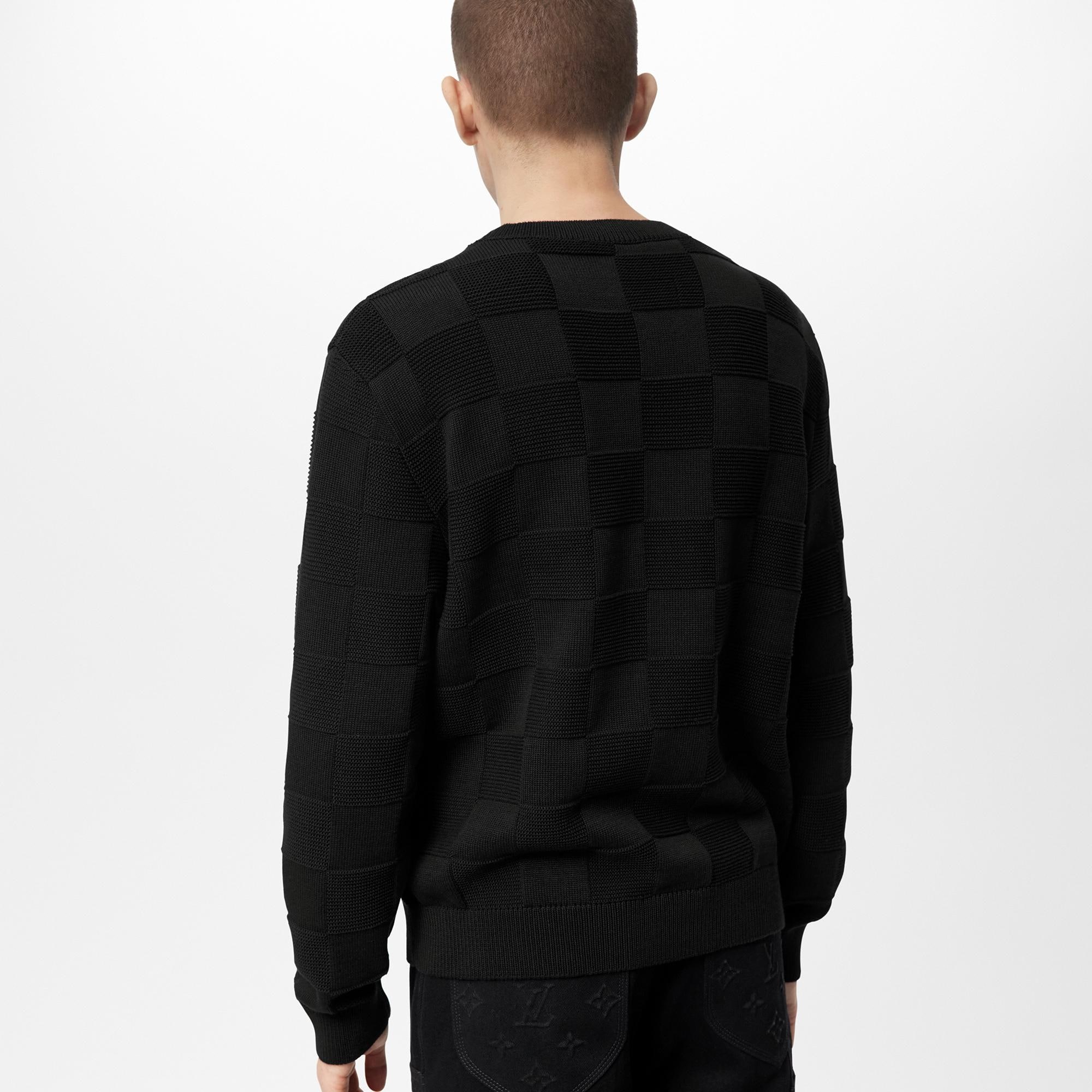 Damier Stitch Crewneck - 4