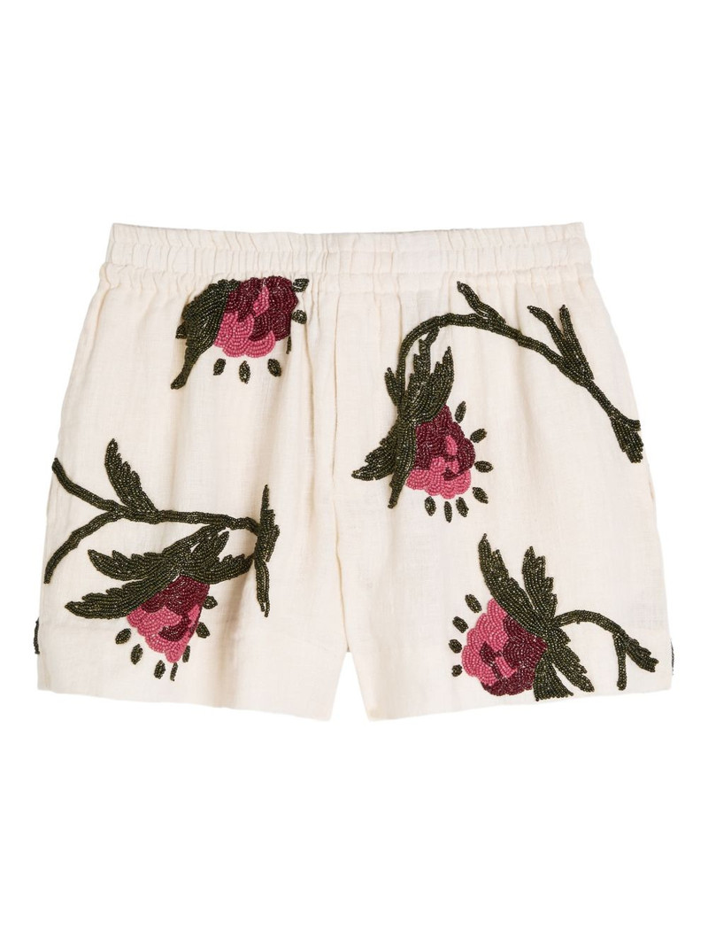 bead-detail shorts 1