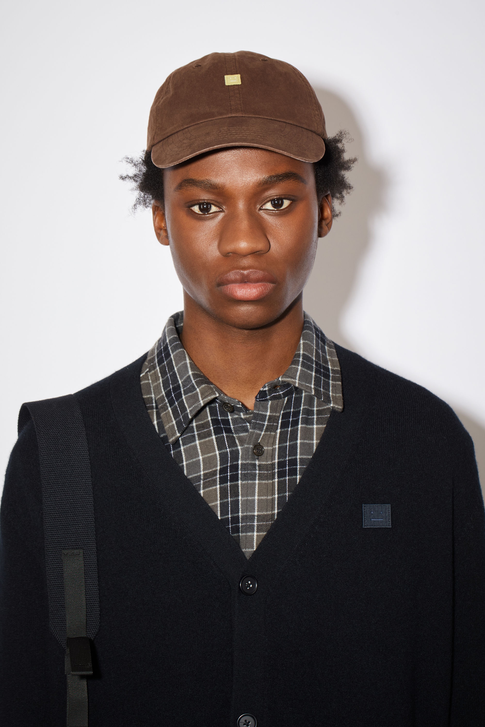 Cotton baseball cap - Brown - 3