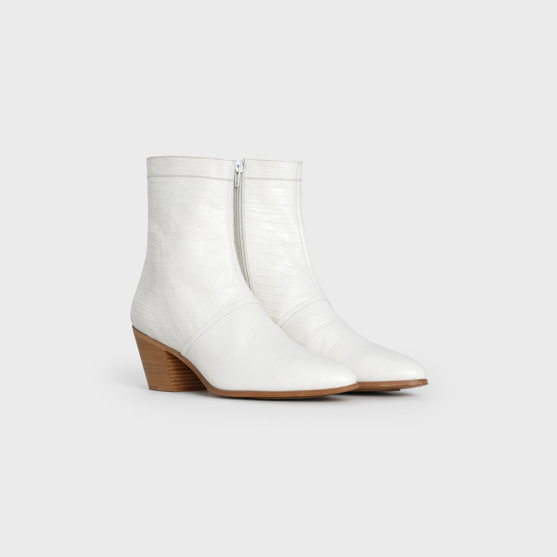 CELINE CUBAINE ANKLE BOOT  IN  LIZARD STAMPED CALFSKIN outlook