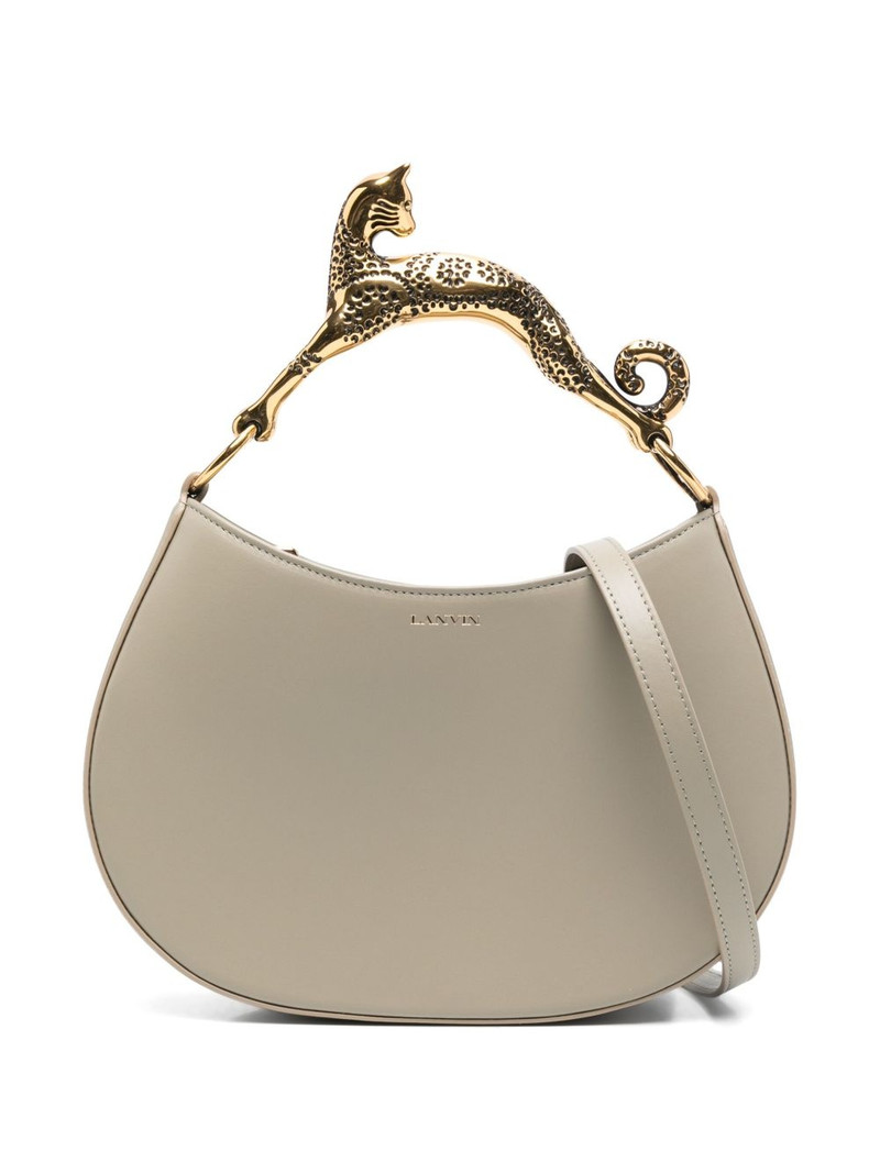 cat leather tote bag 1