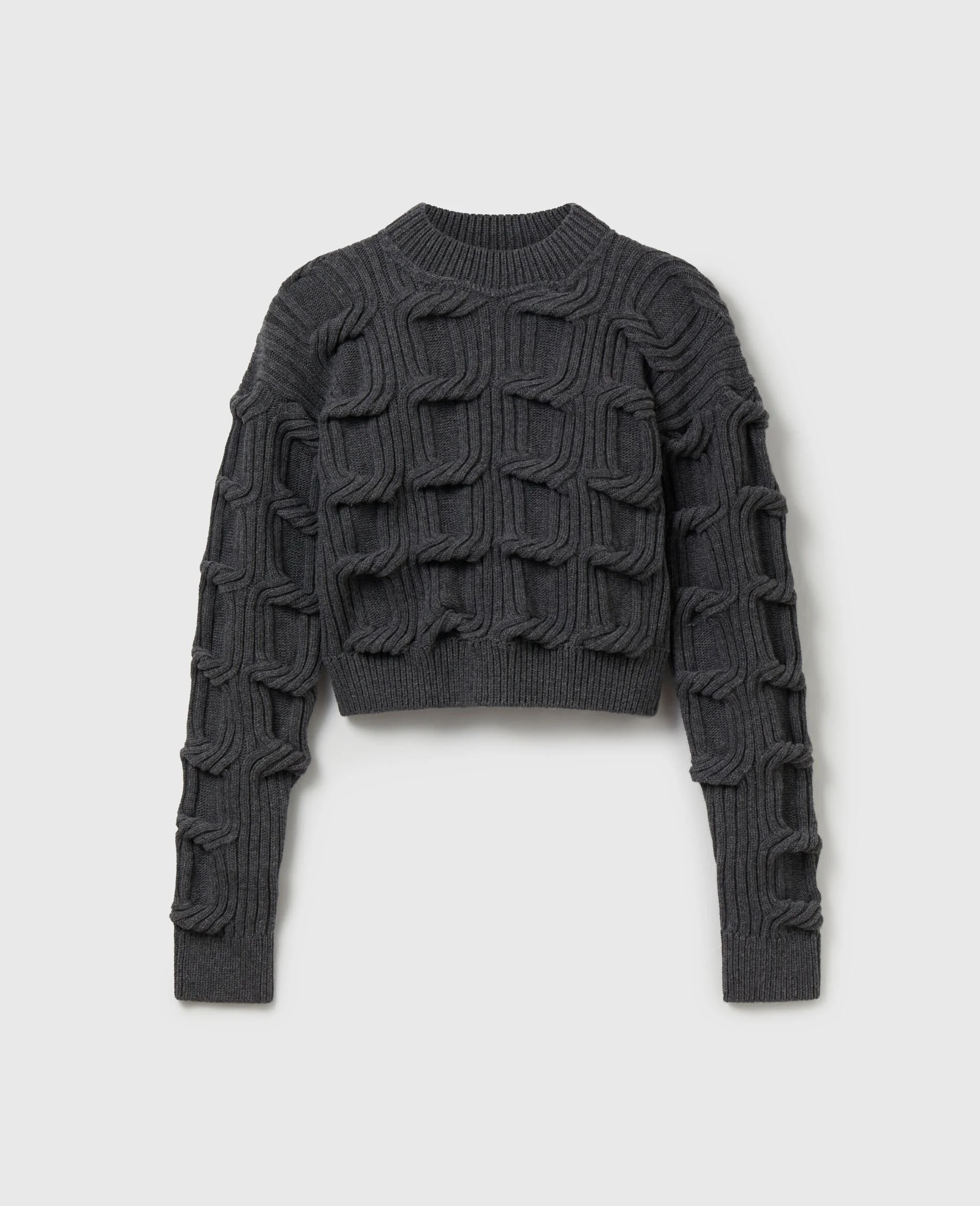 Falabella Cable-Knit Sweater - 1