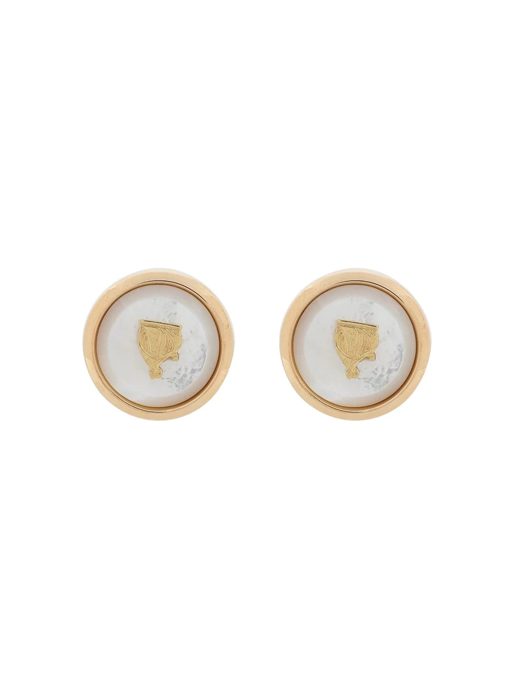 Mother and Child t-bar cufflinks - 1