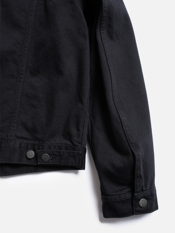 Danny Rinsed Denim Jacket Black - 7
