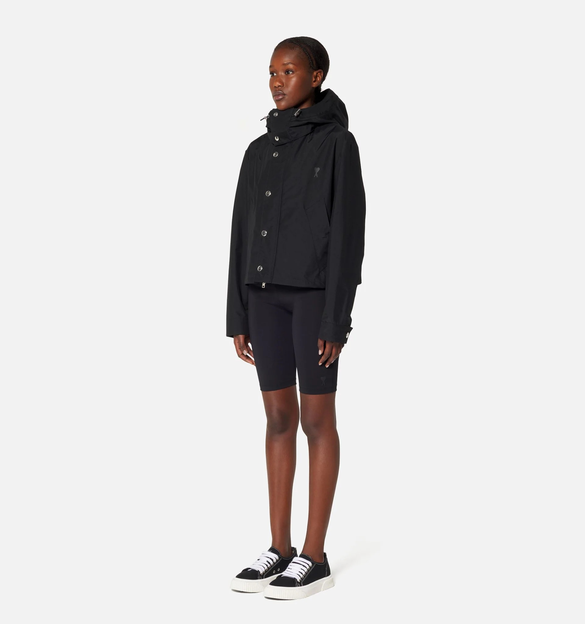 Hooded Coach Jacket With Ami De Cœur Patch - 3