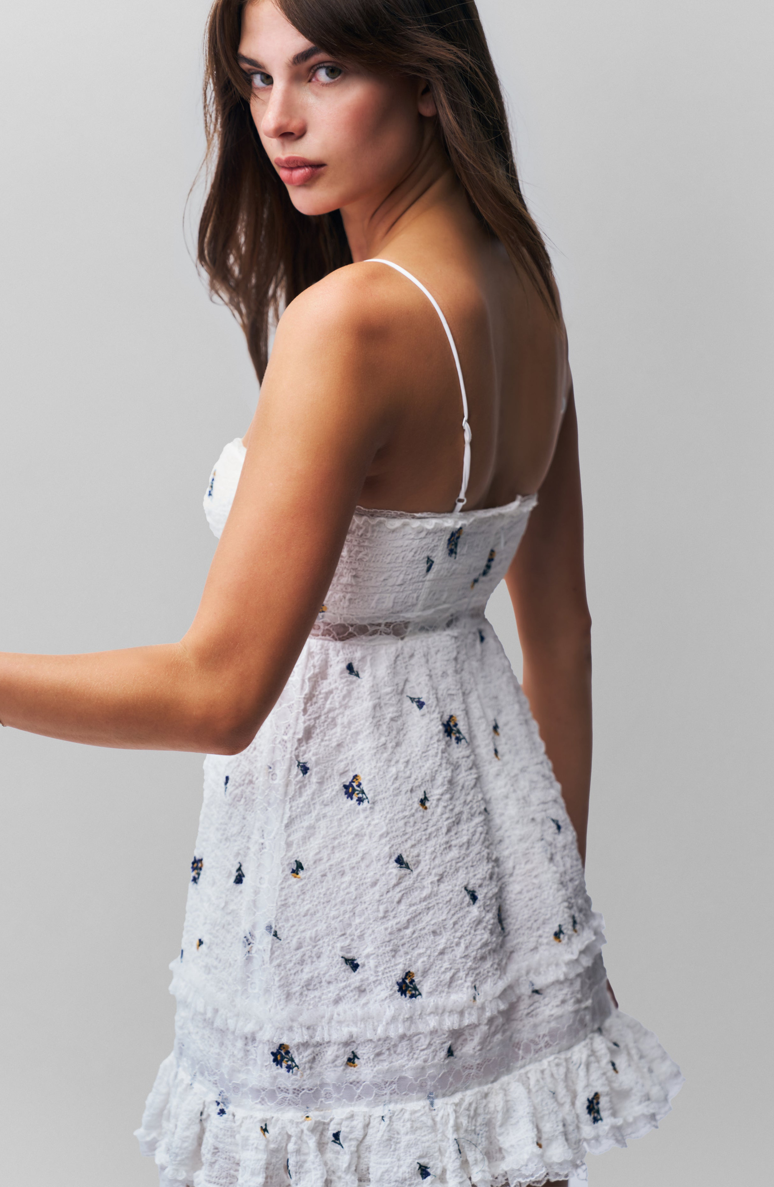 Guizio Cecilia Dress in Embroidered White at Nordstrom - 6