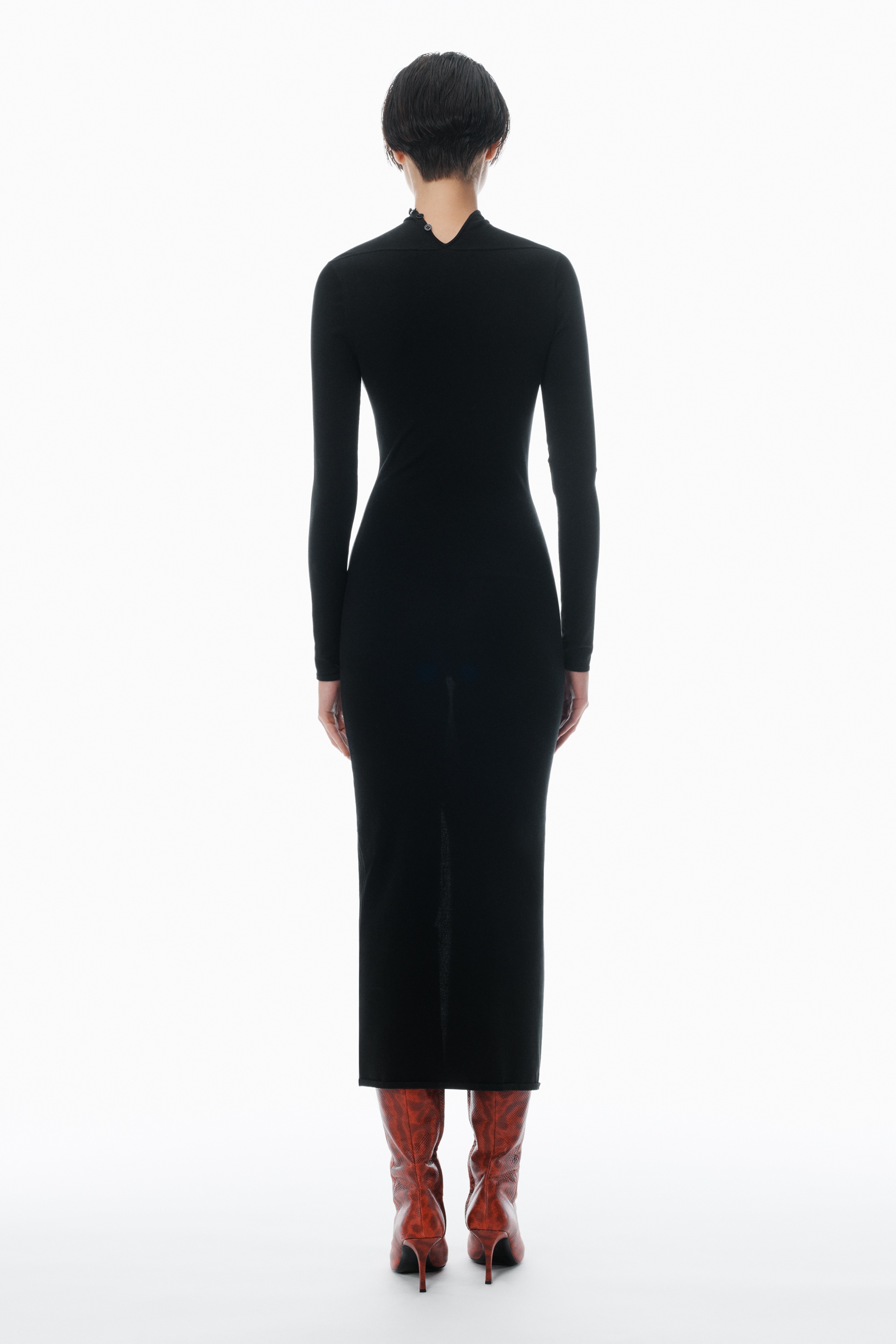 High-Neck Dress - 4