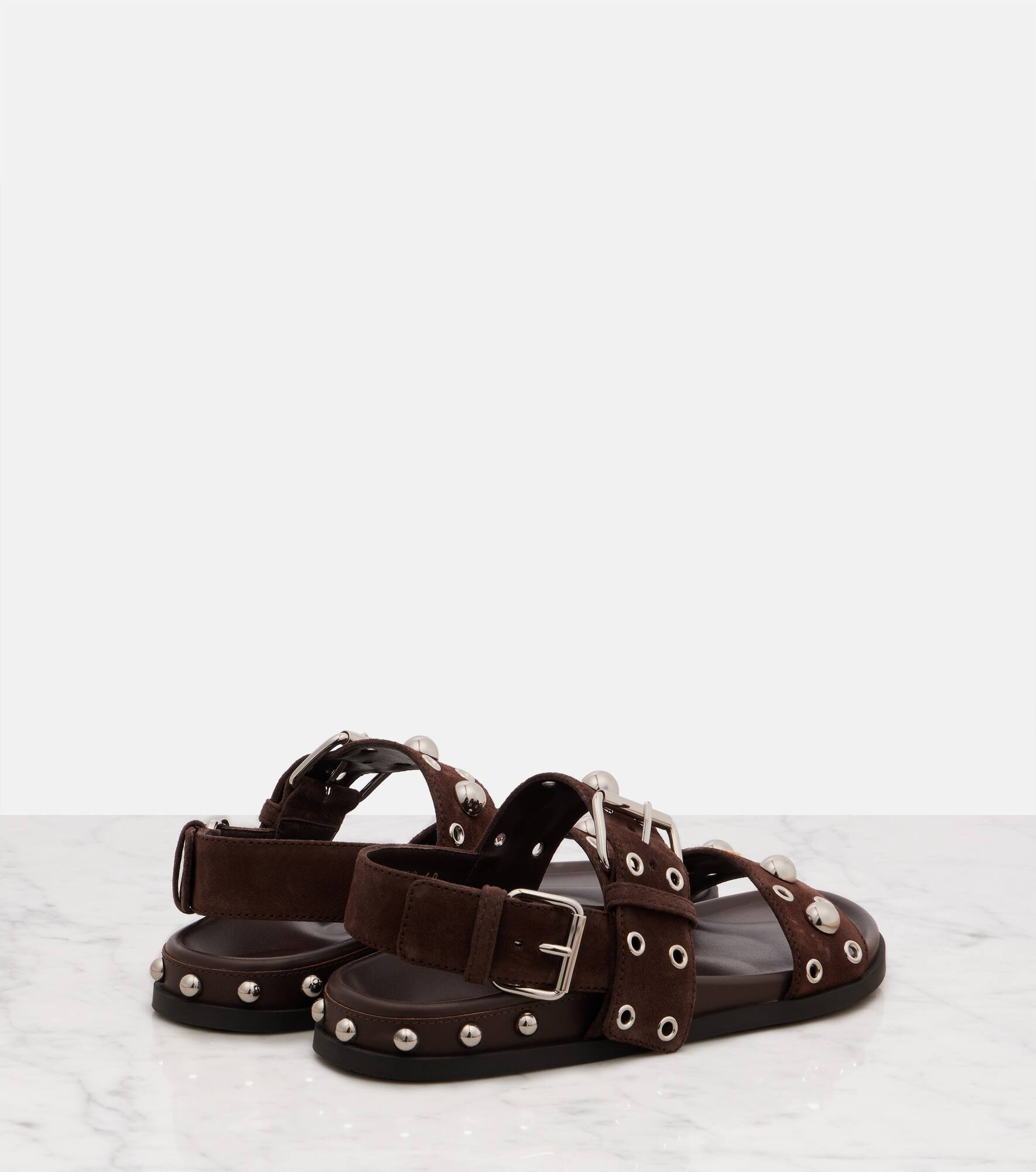 Nellcôte studded suede sandals - 2