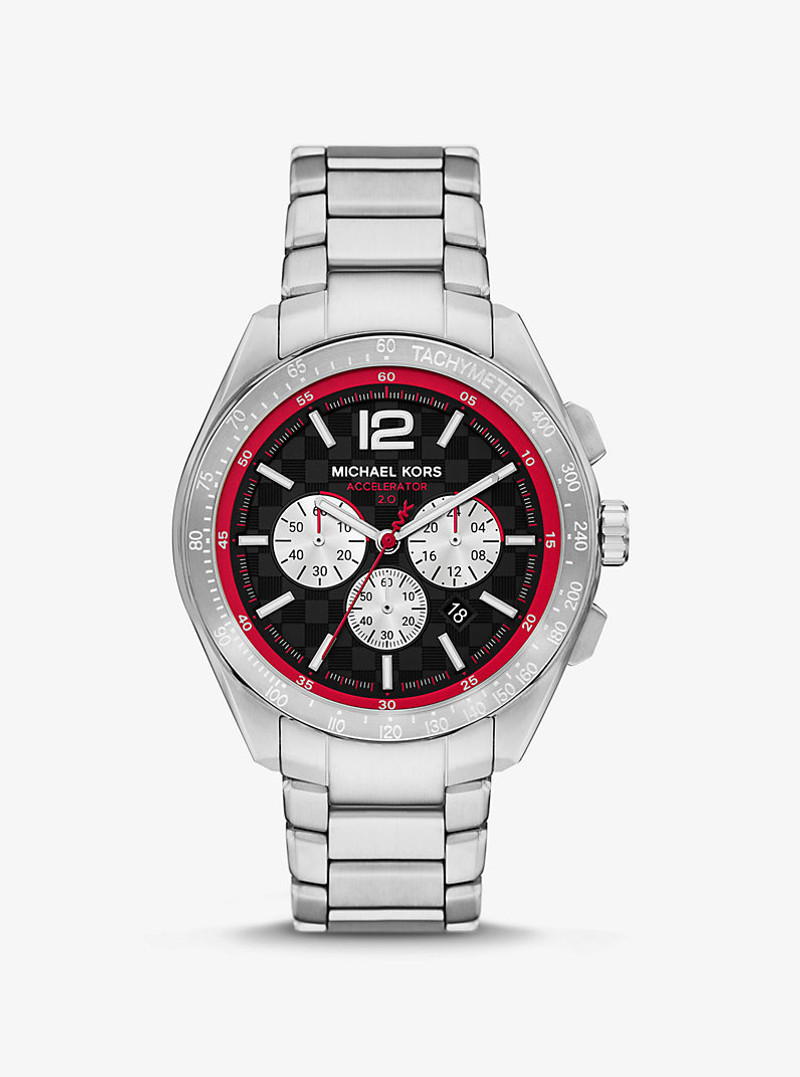 Oversized Accelerator 2.0 Silver-Tone Watch 1
