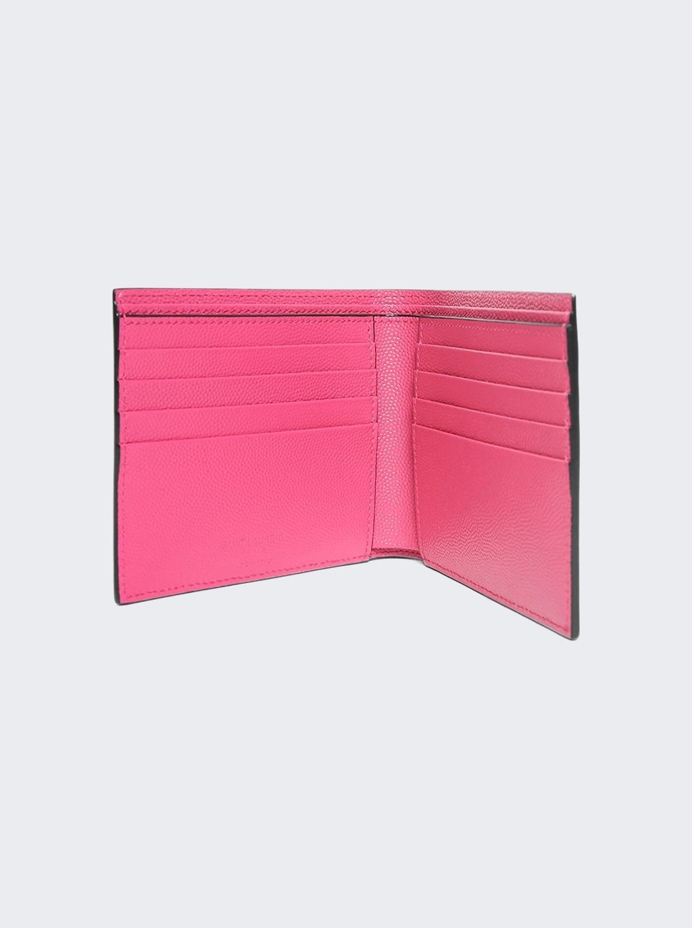 Leather Billfold Wallet Fuchsia Couture - 2